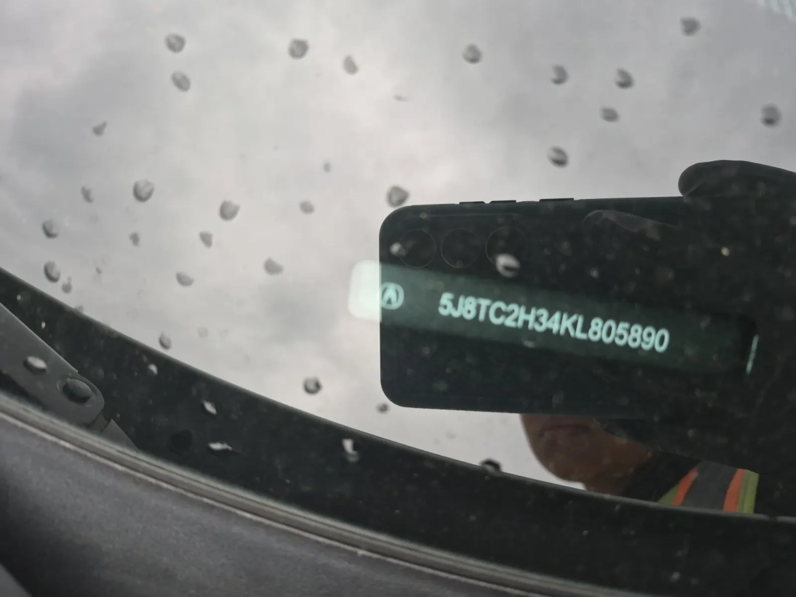 Dash VIN Plate Photo