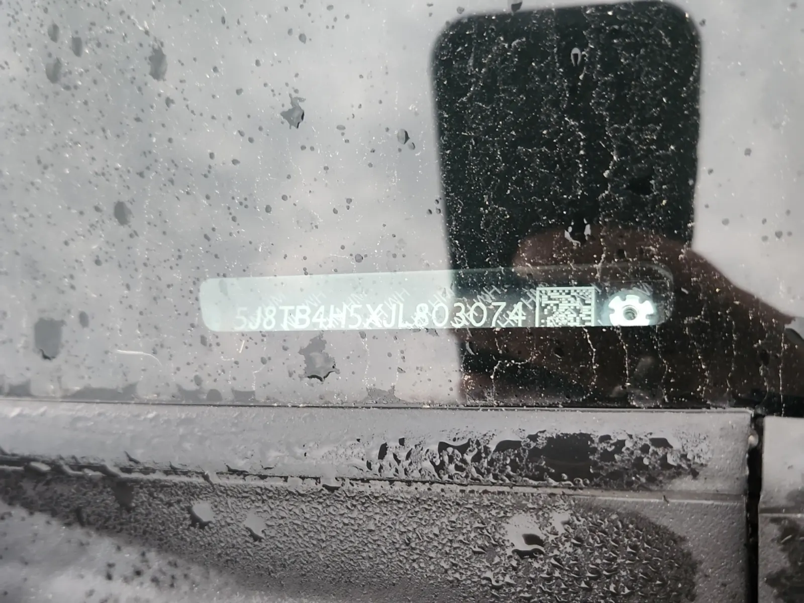 Dash VIN Plate Photo