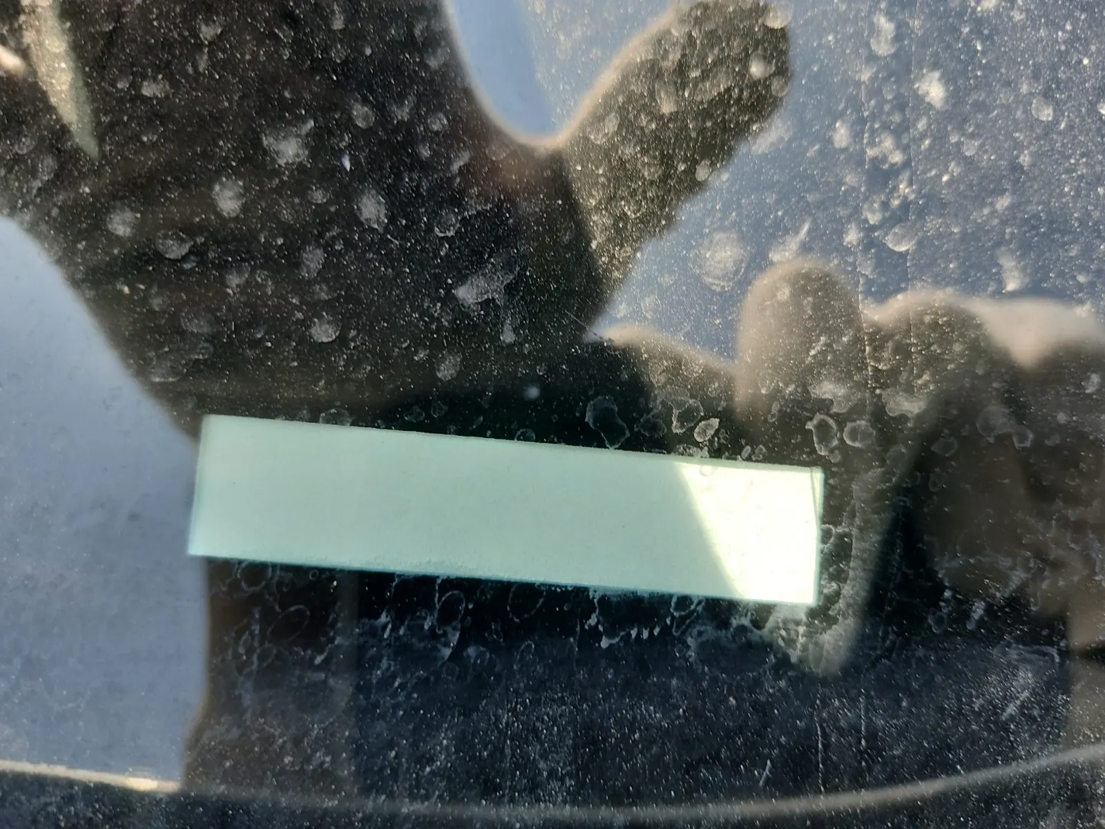 Dash VIN Plate Photo