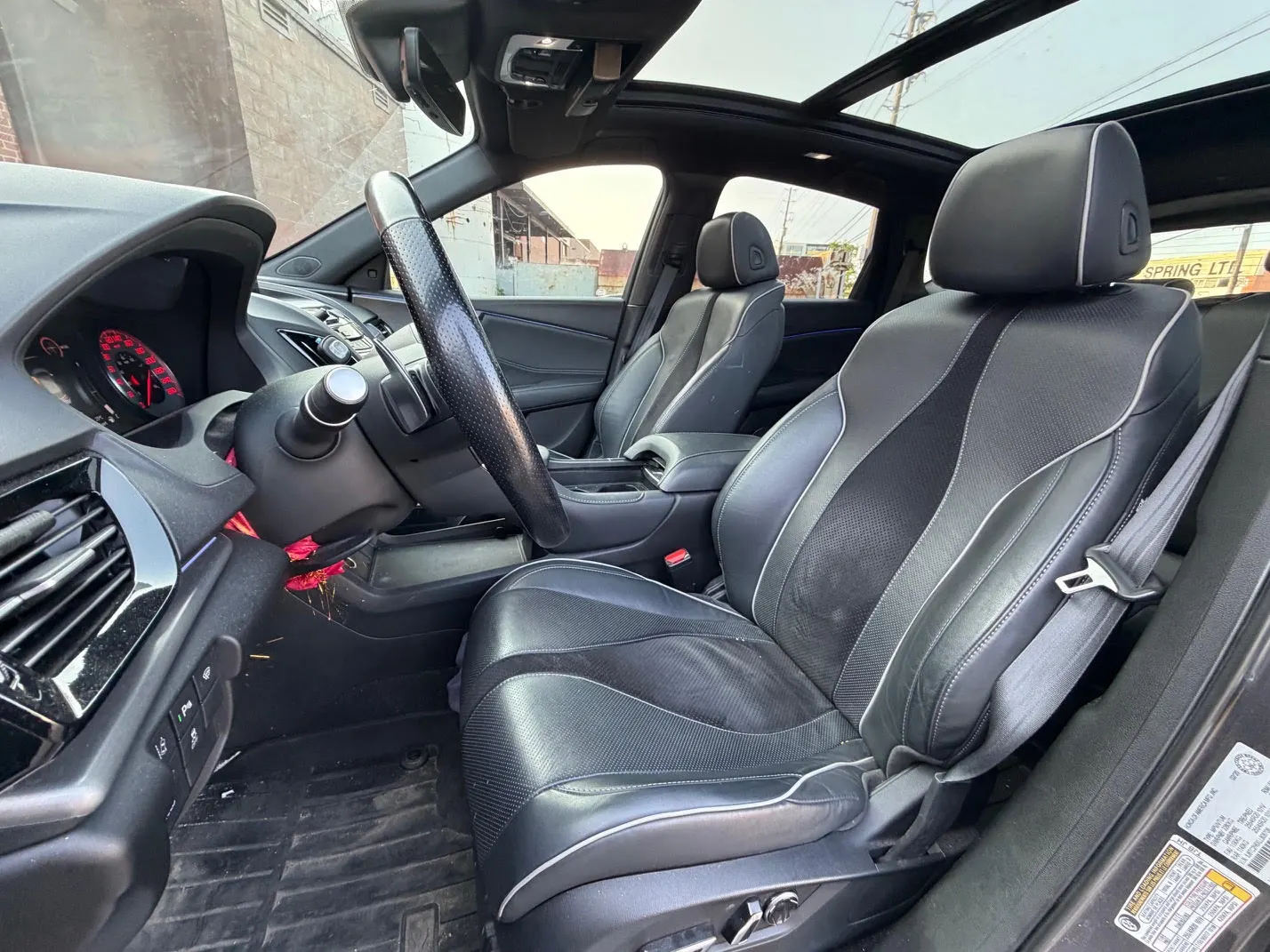 Interior driver side