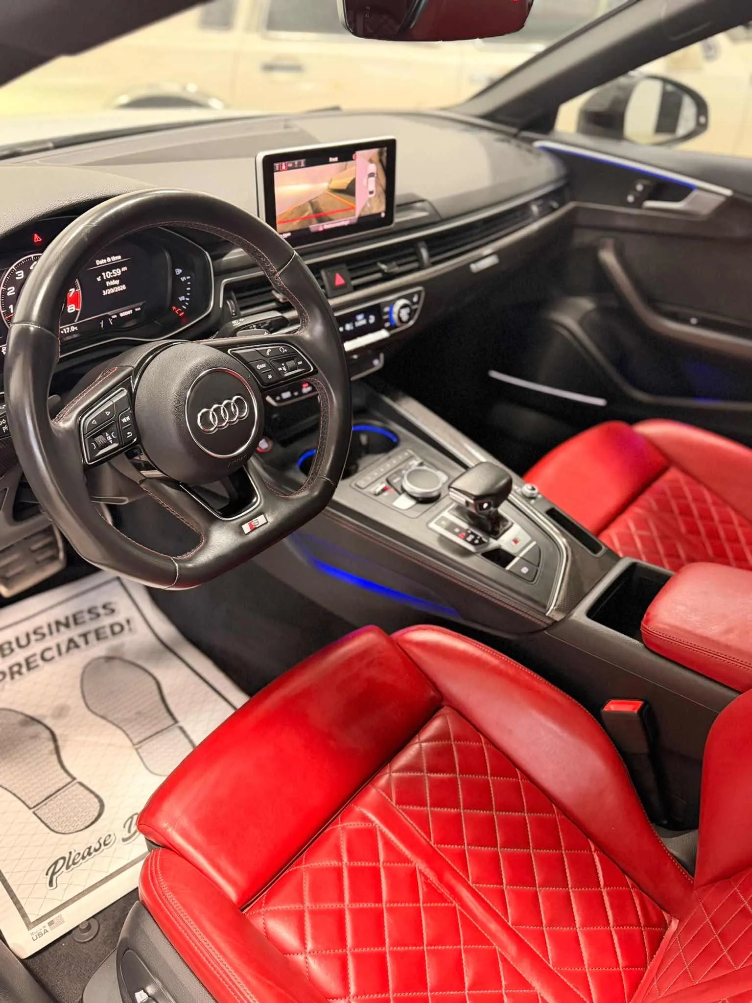 Interior driver side