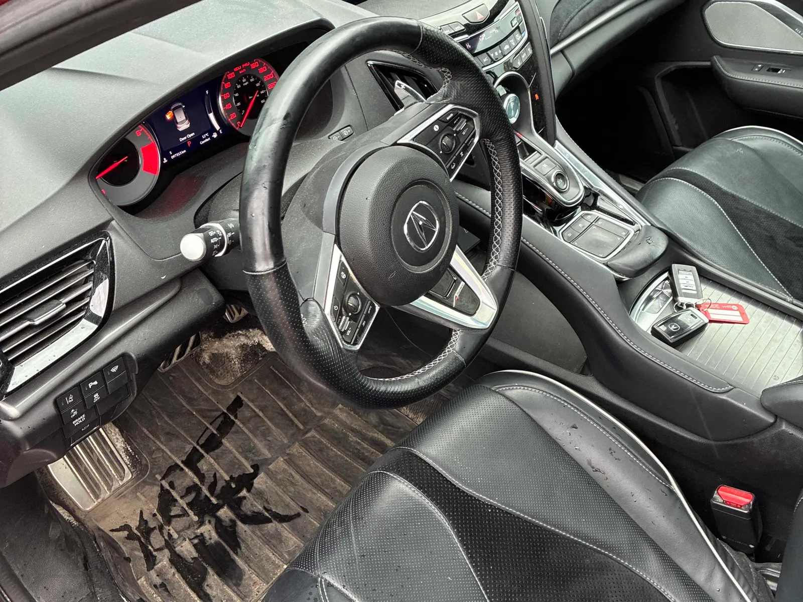 Interior driver side