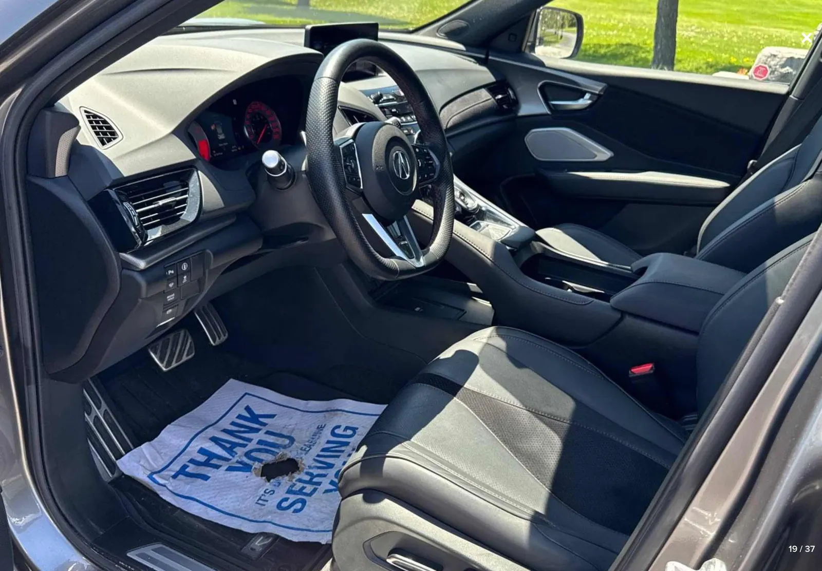 Interior driver side