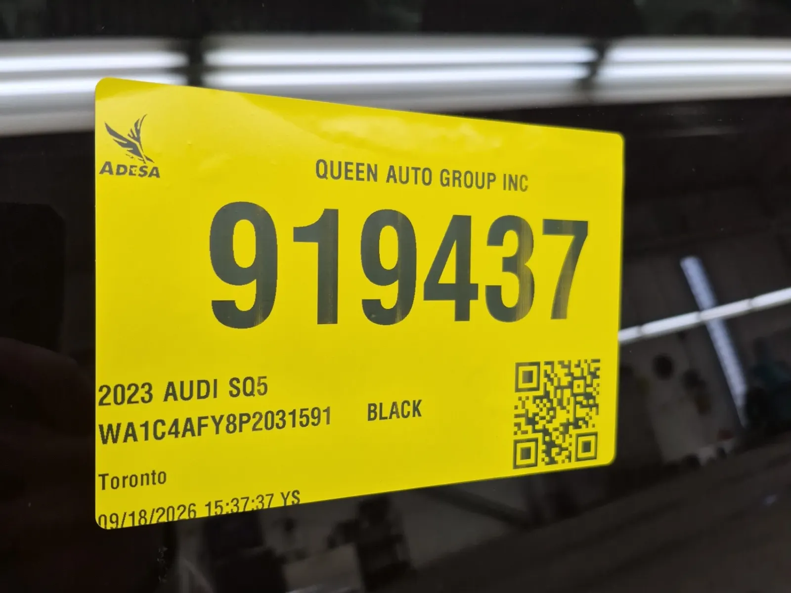 Inventory Label Photo
