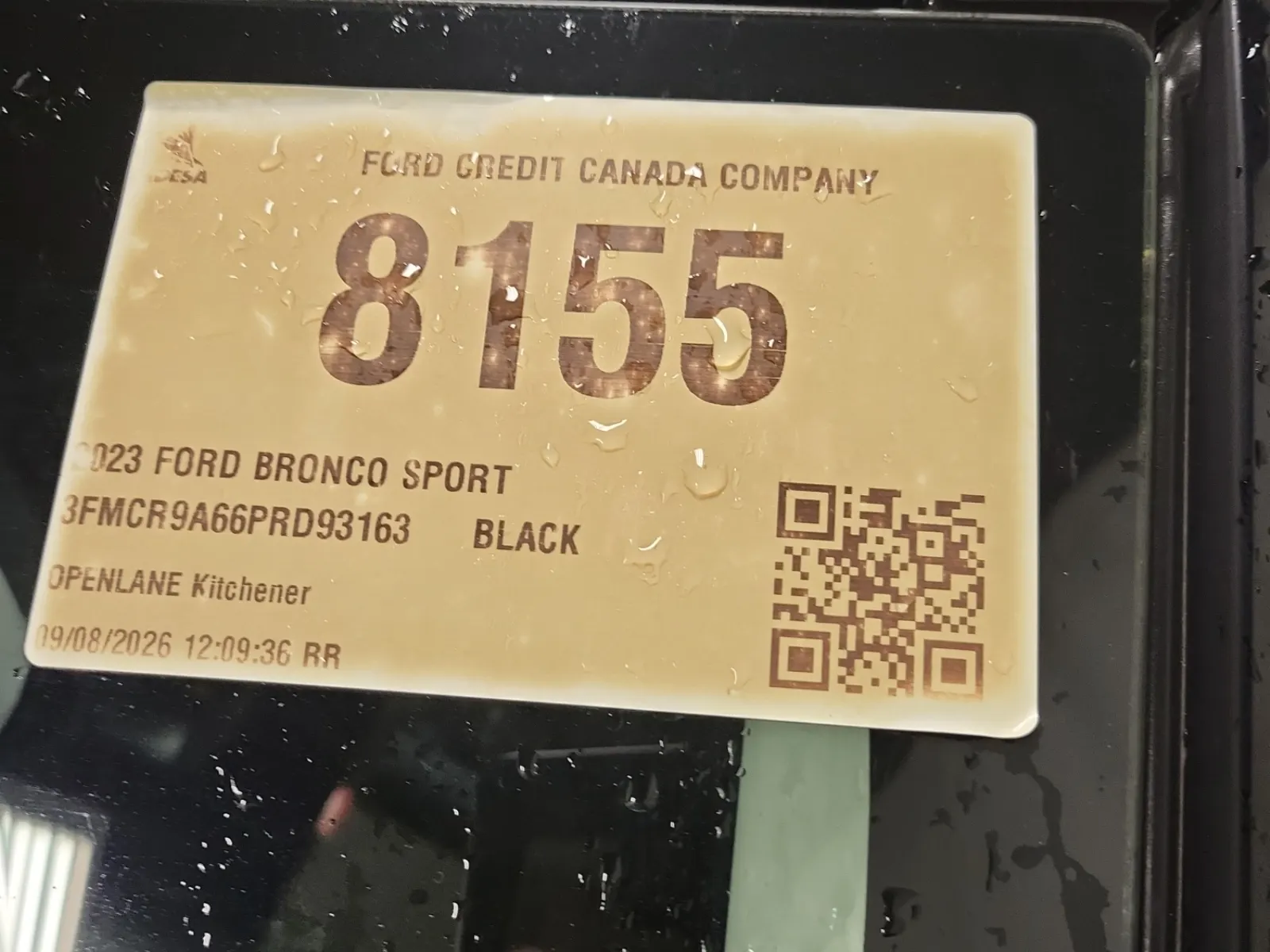 Inventory Label Photo