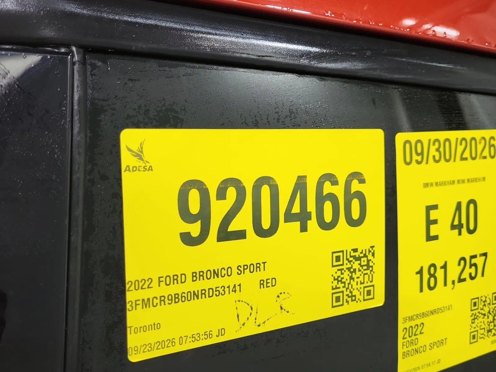 Inventory Label Photo