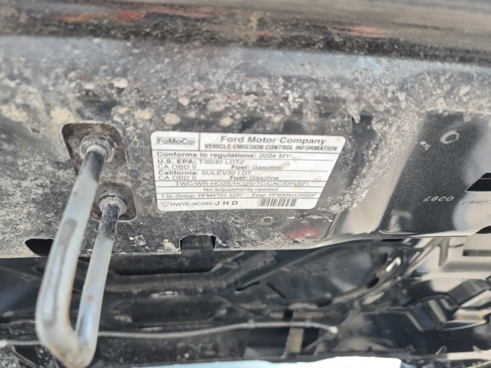 Emission Sticker Photo