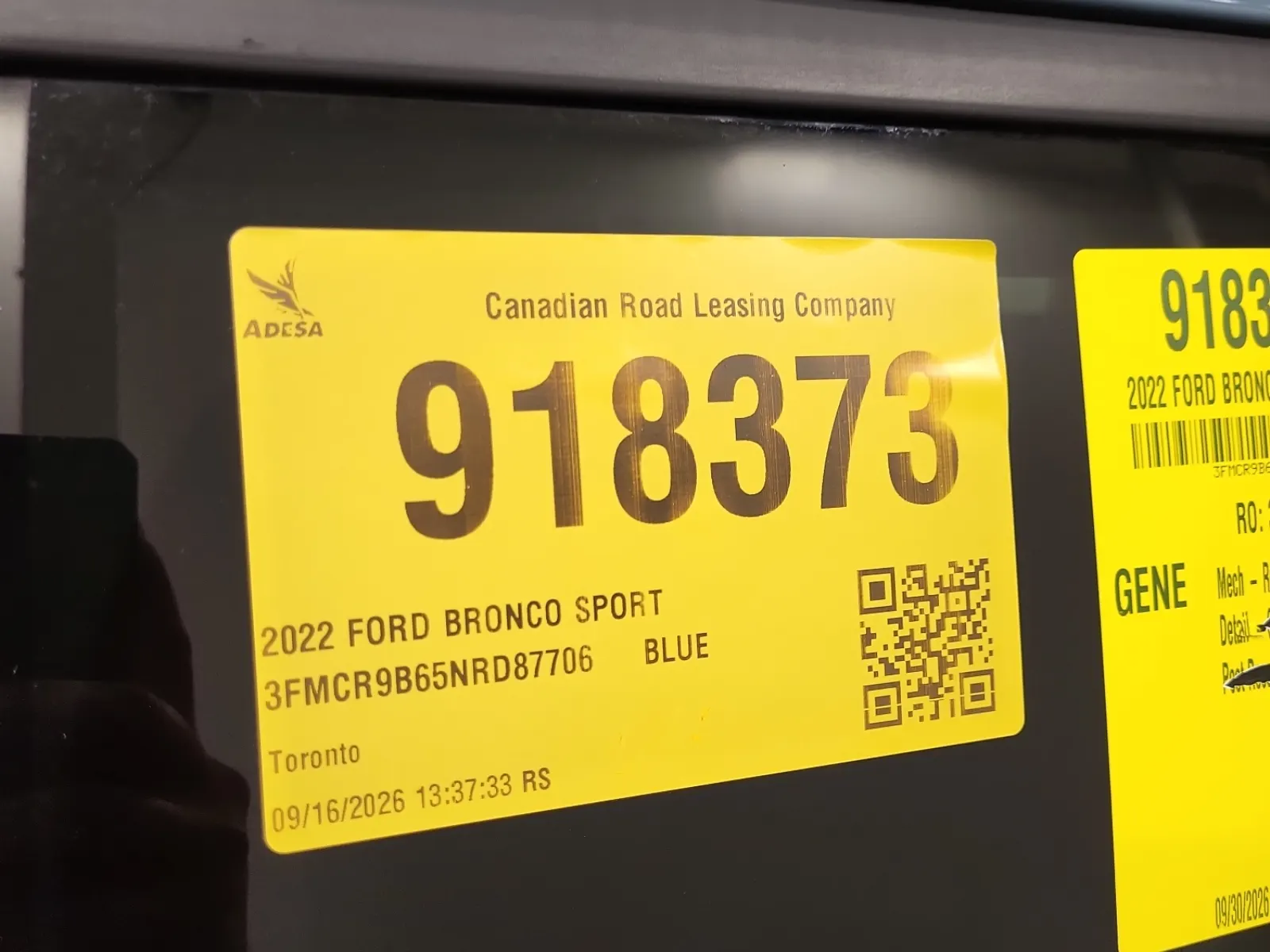 Inventory Label Photo