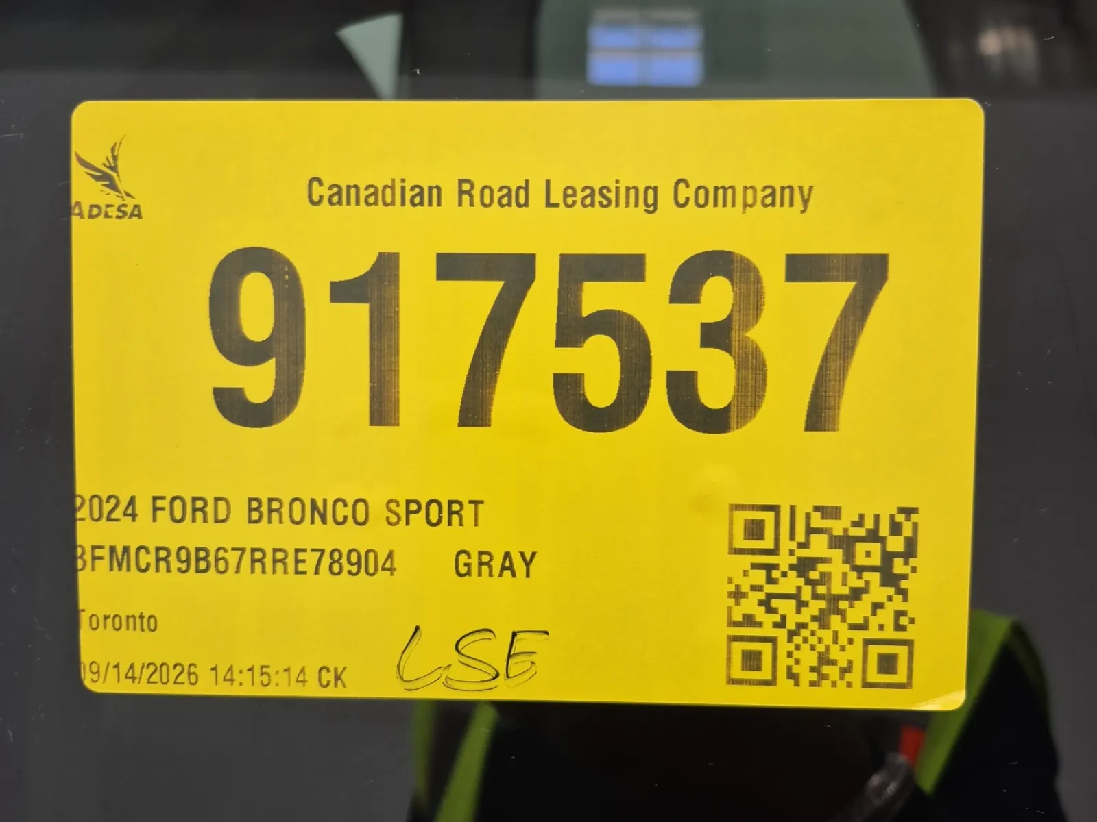 Inventory Label Photo