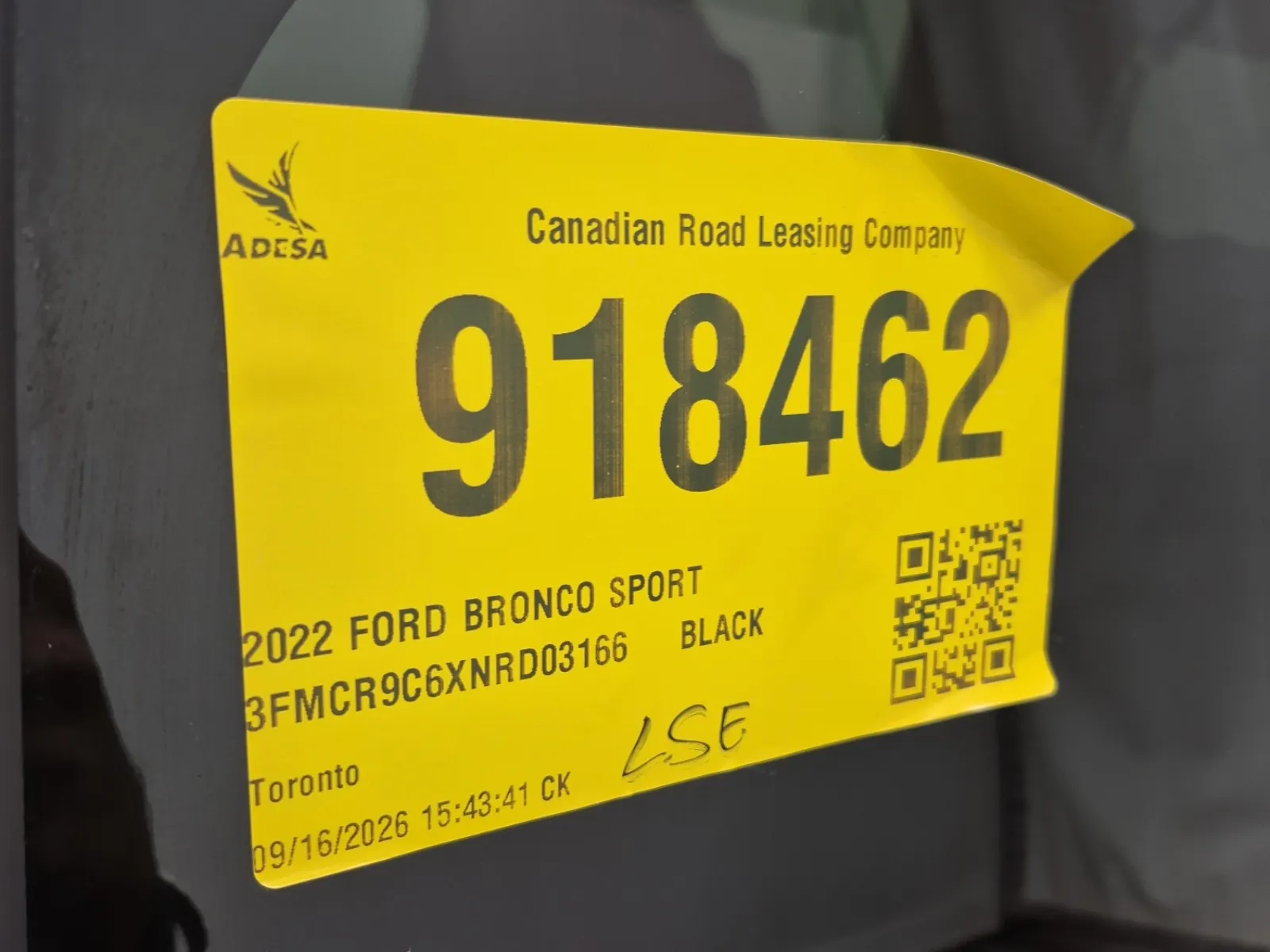 Inventory Label Photo