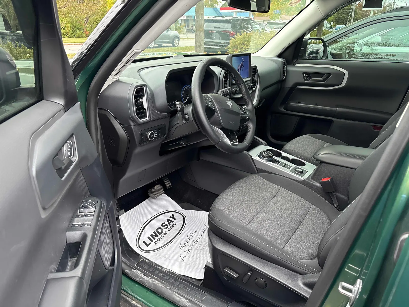 Interior driver side
