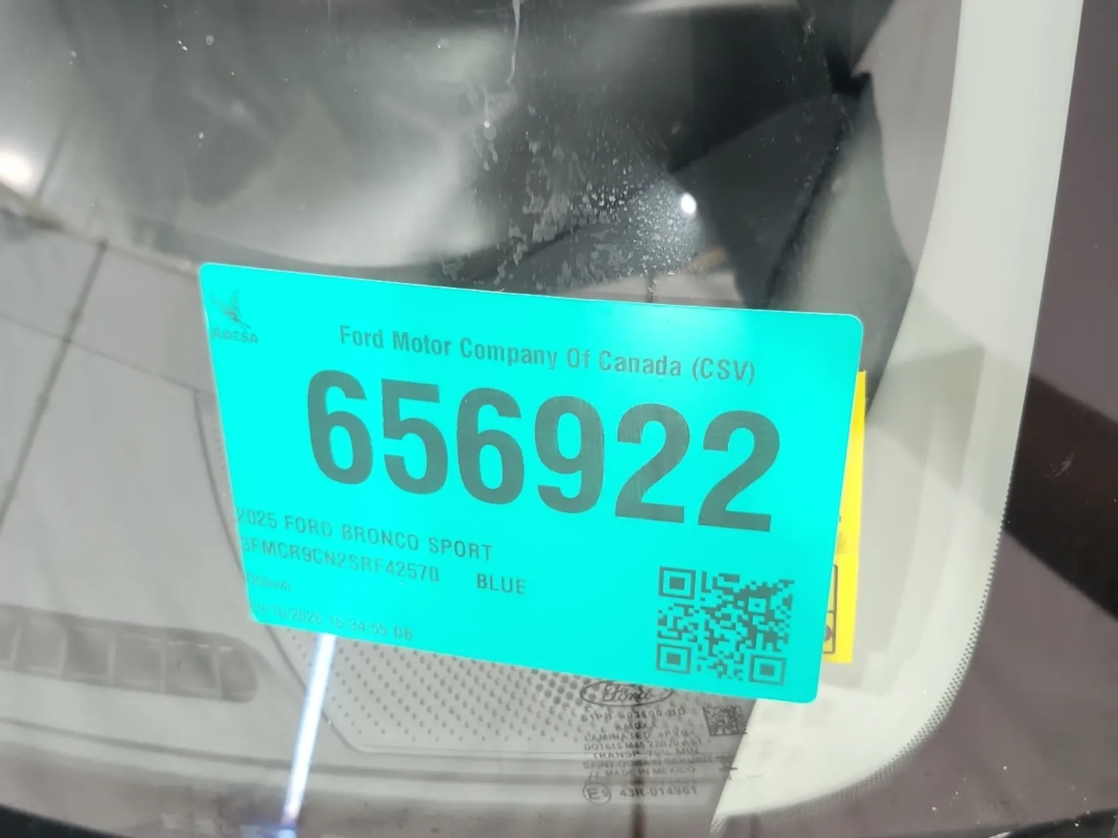 Inventory Label Photo