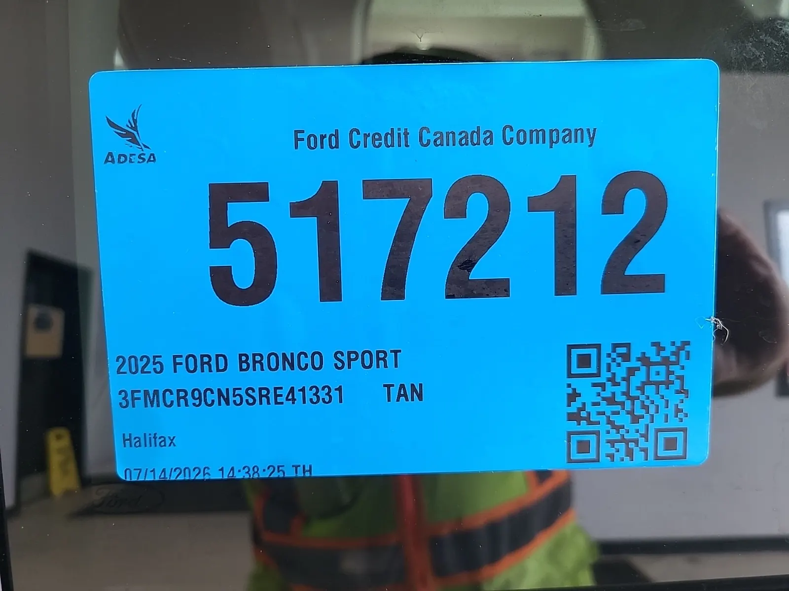 Inventory Label Photo