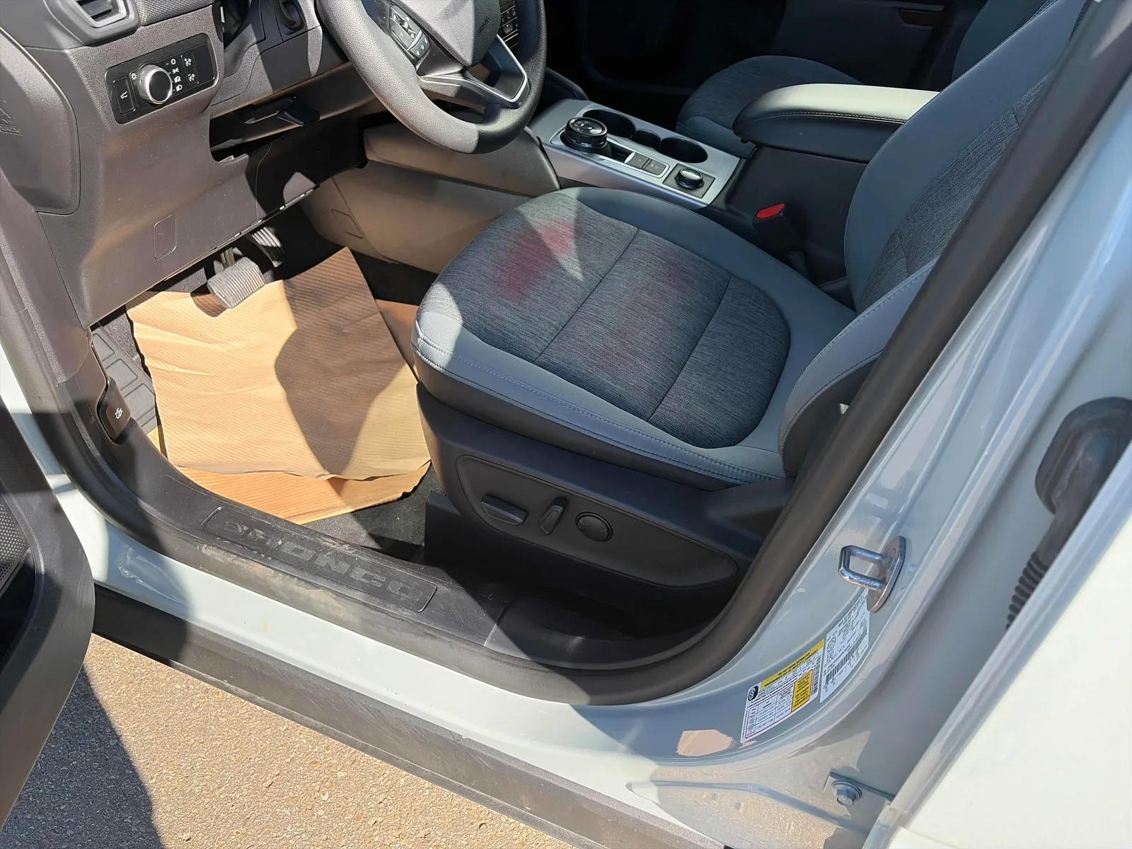 Interior driver side