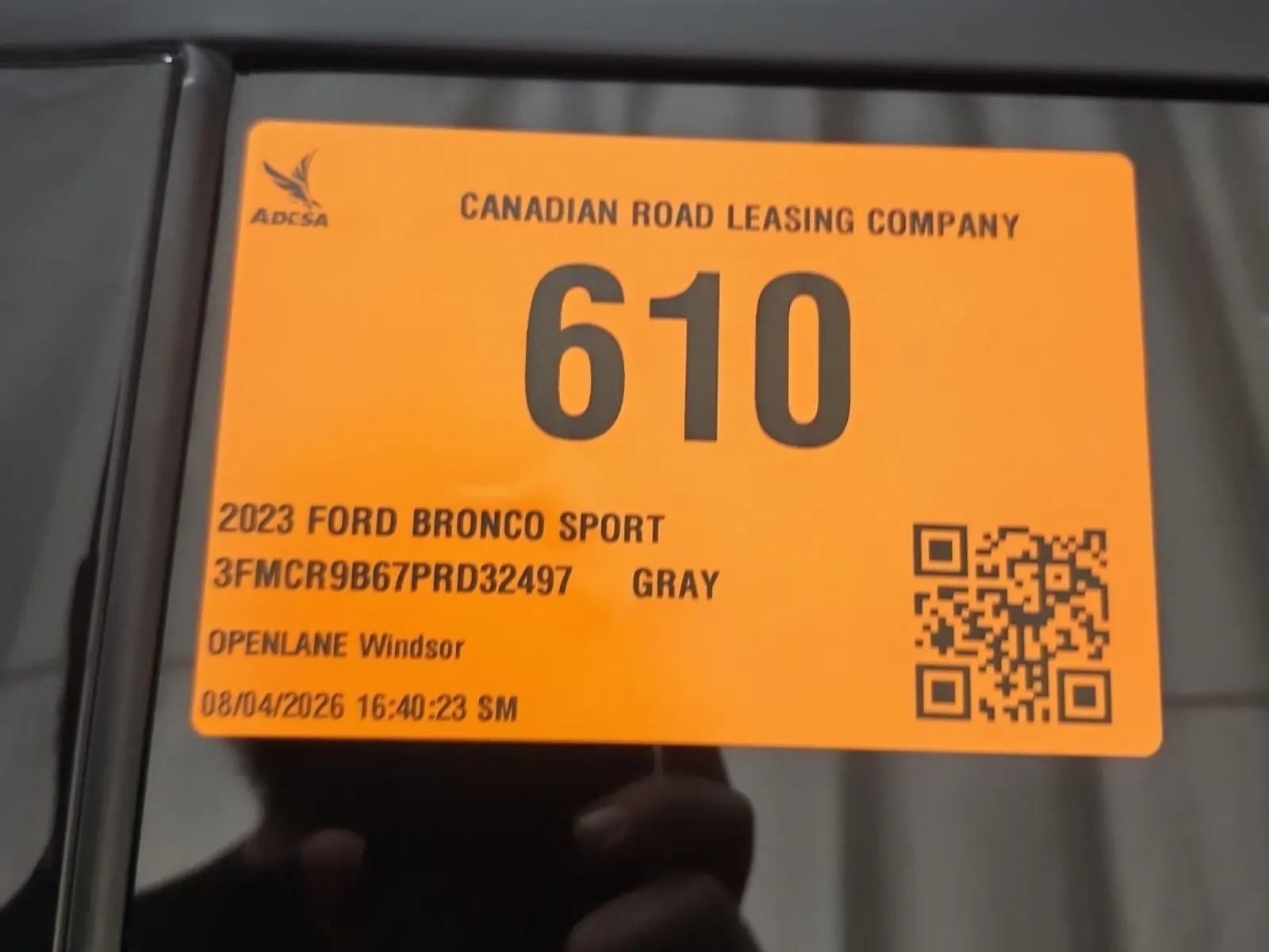 Inventory Label Photo
