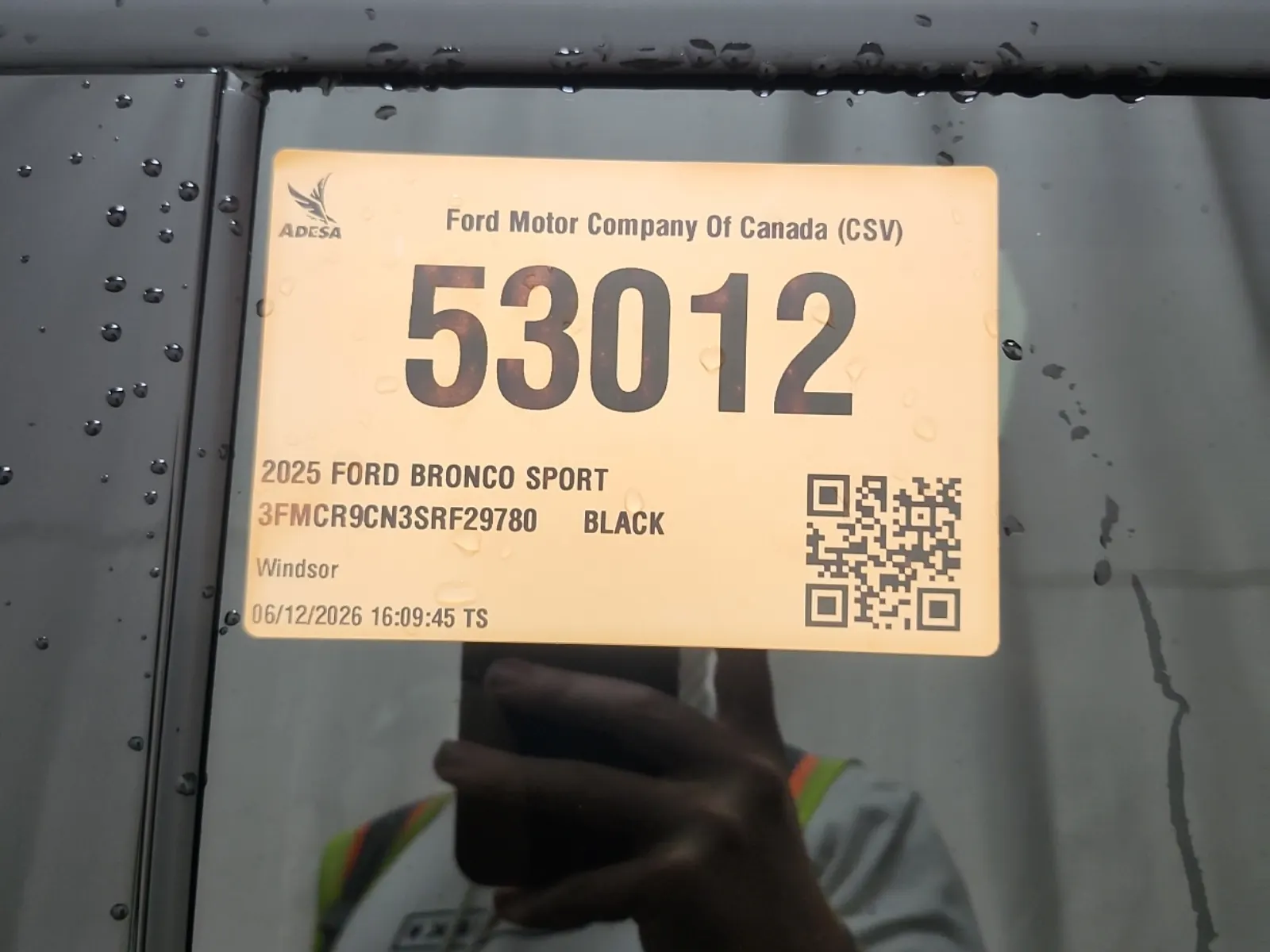 Inventory Label Photo