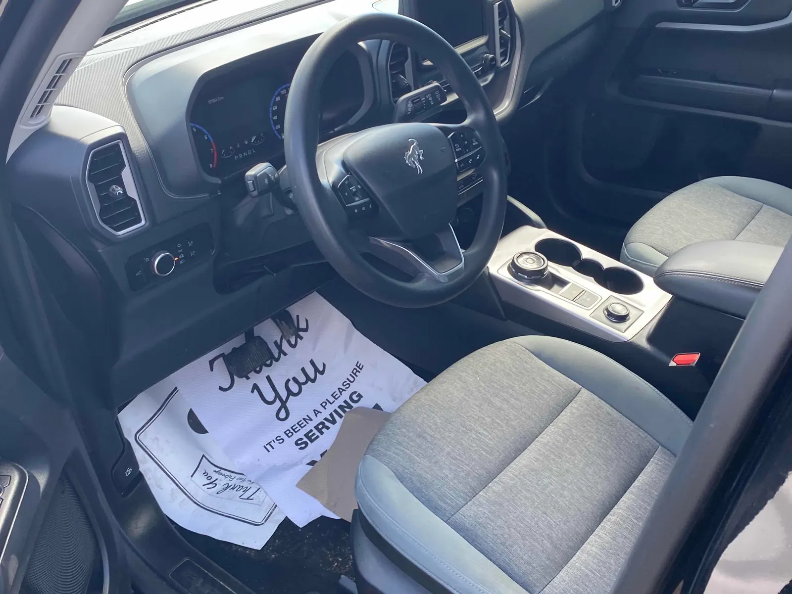 Interior driver side