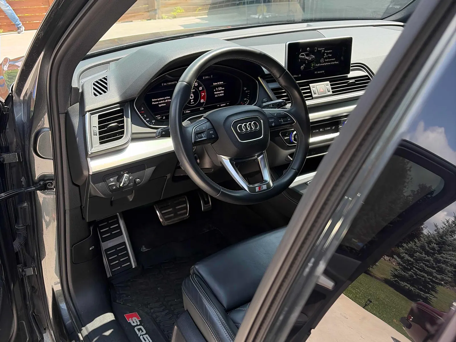 Interior driver side