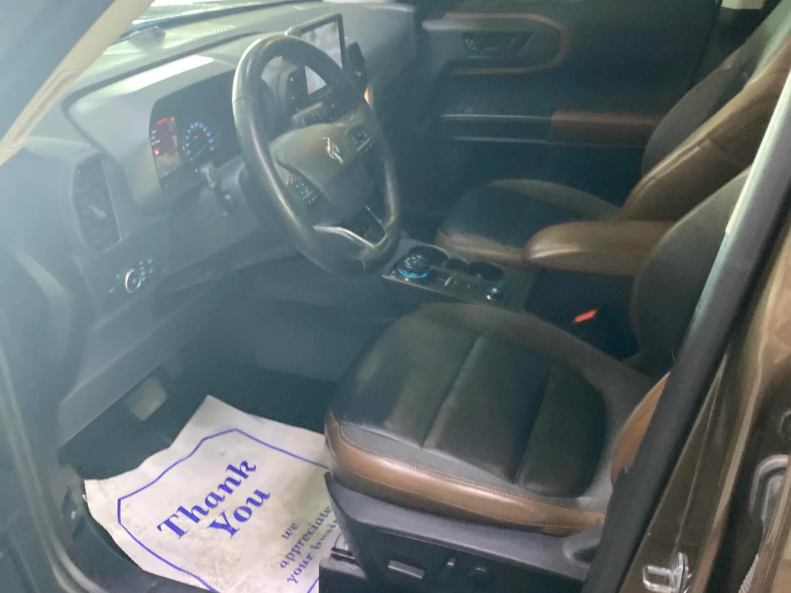 Interior driver side