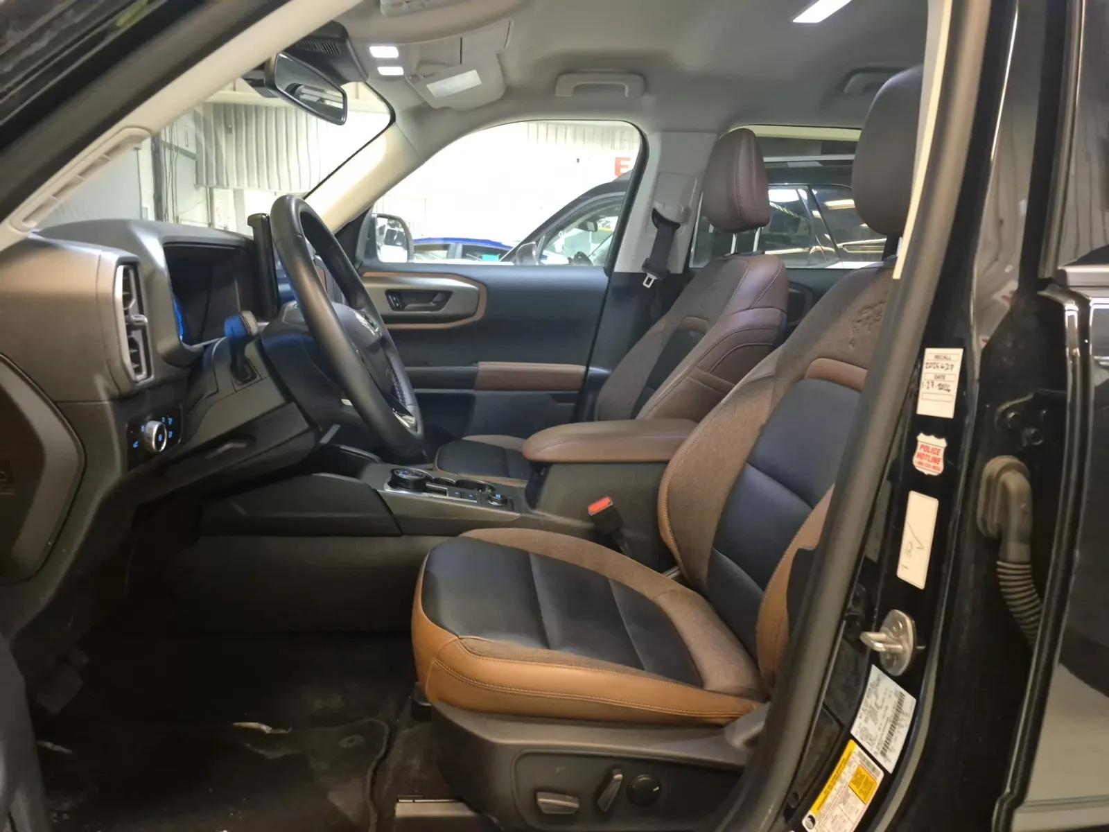 Interior driver side