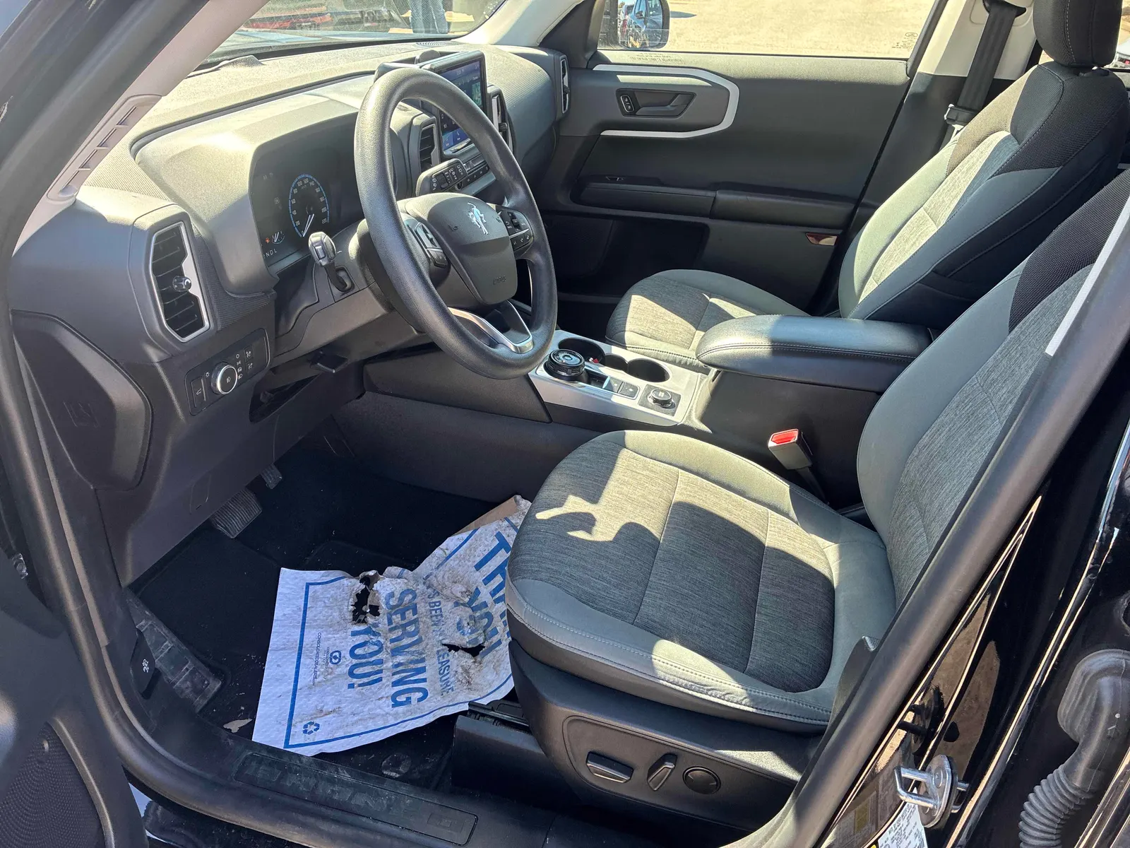 Interior driver side