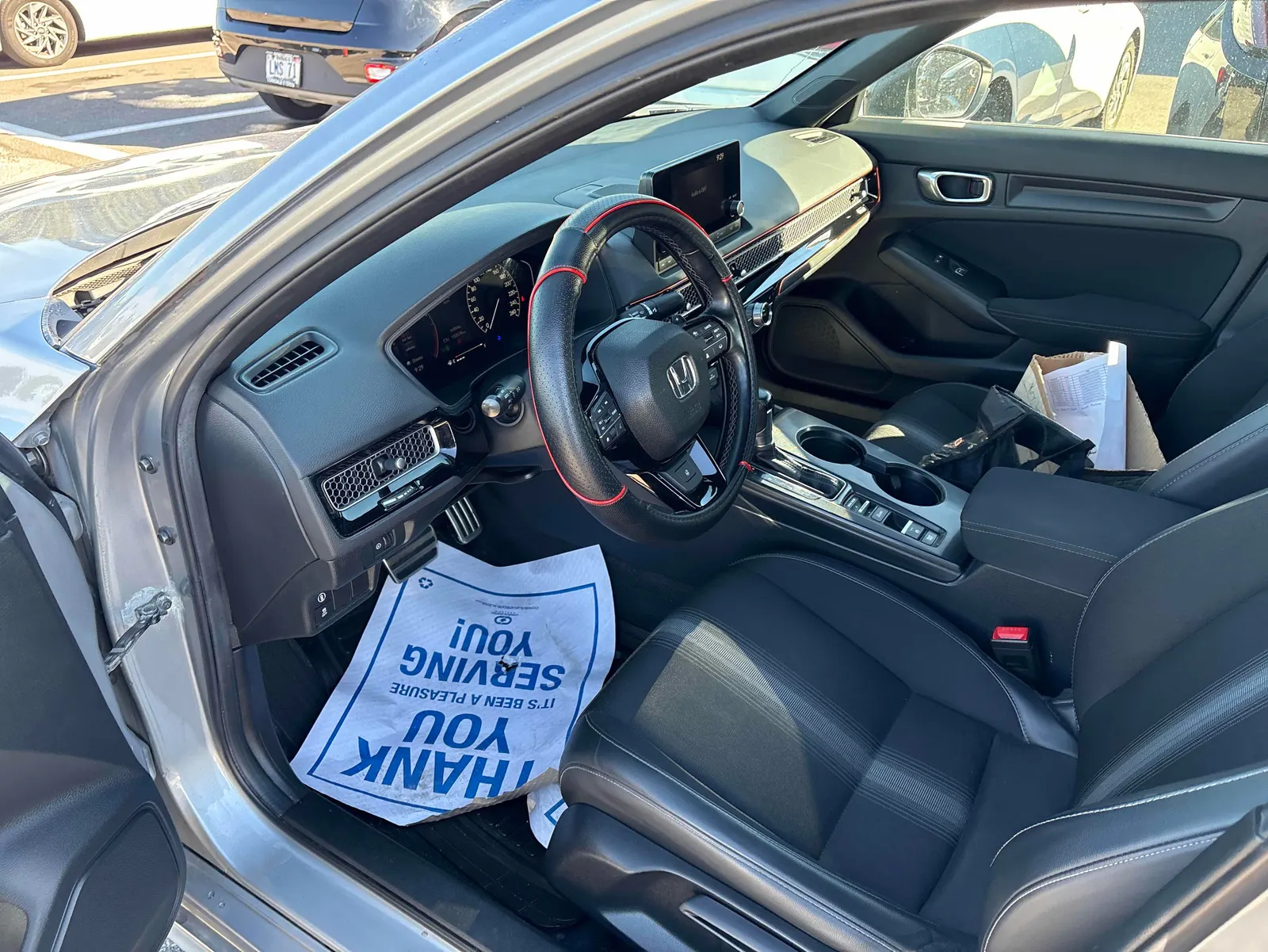 Interior driver side