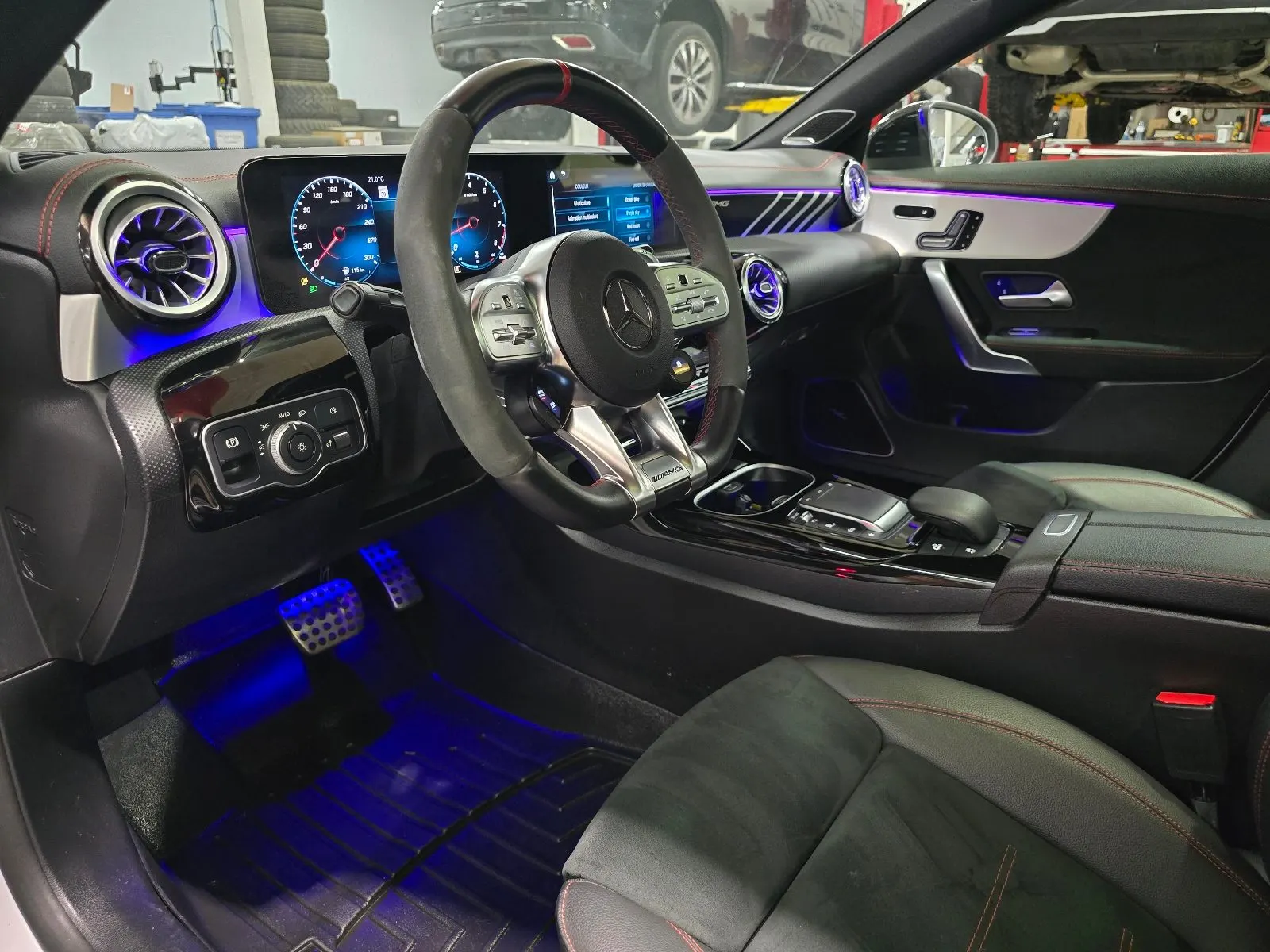 Interior driver side