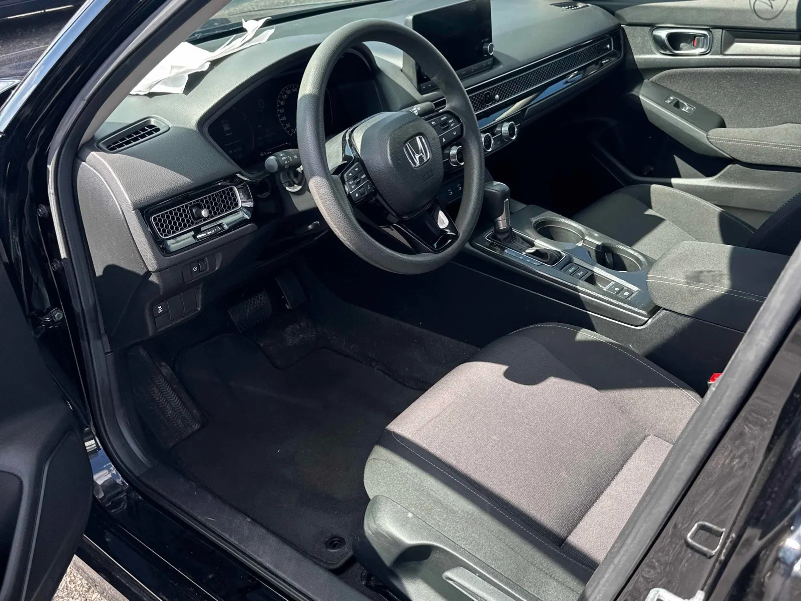 Interior driver side