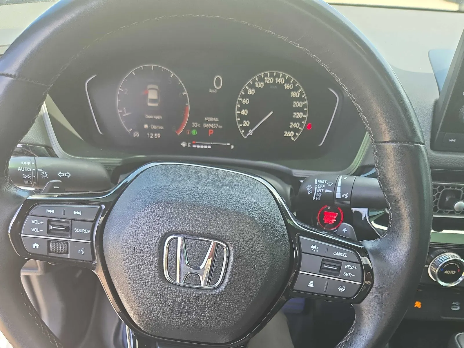 Interior driver side