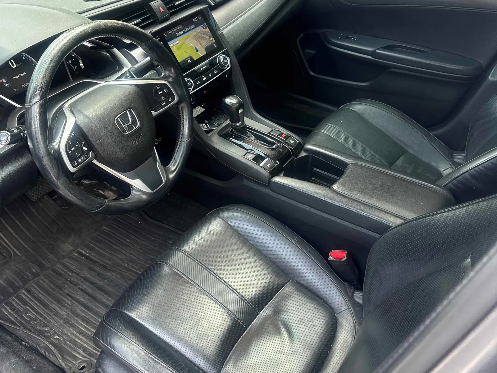 Interior driver side
