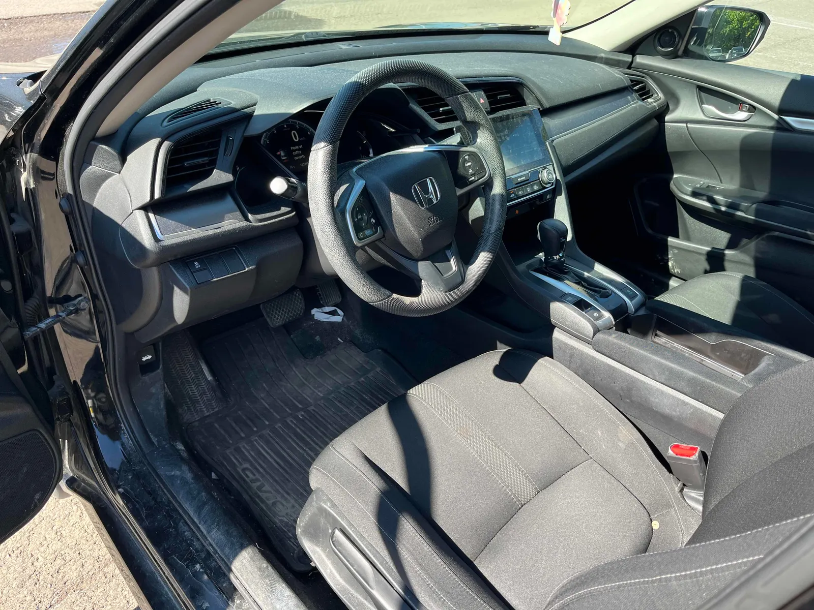 Interior driver side