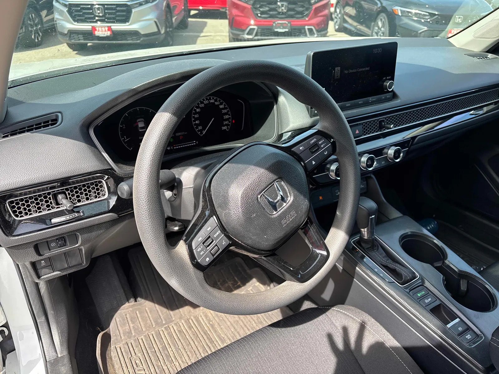 Interior driver side