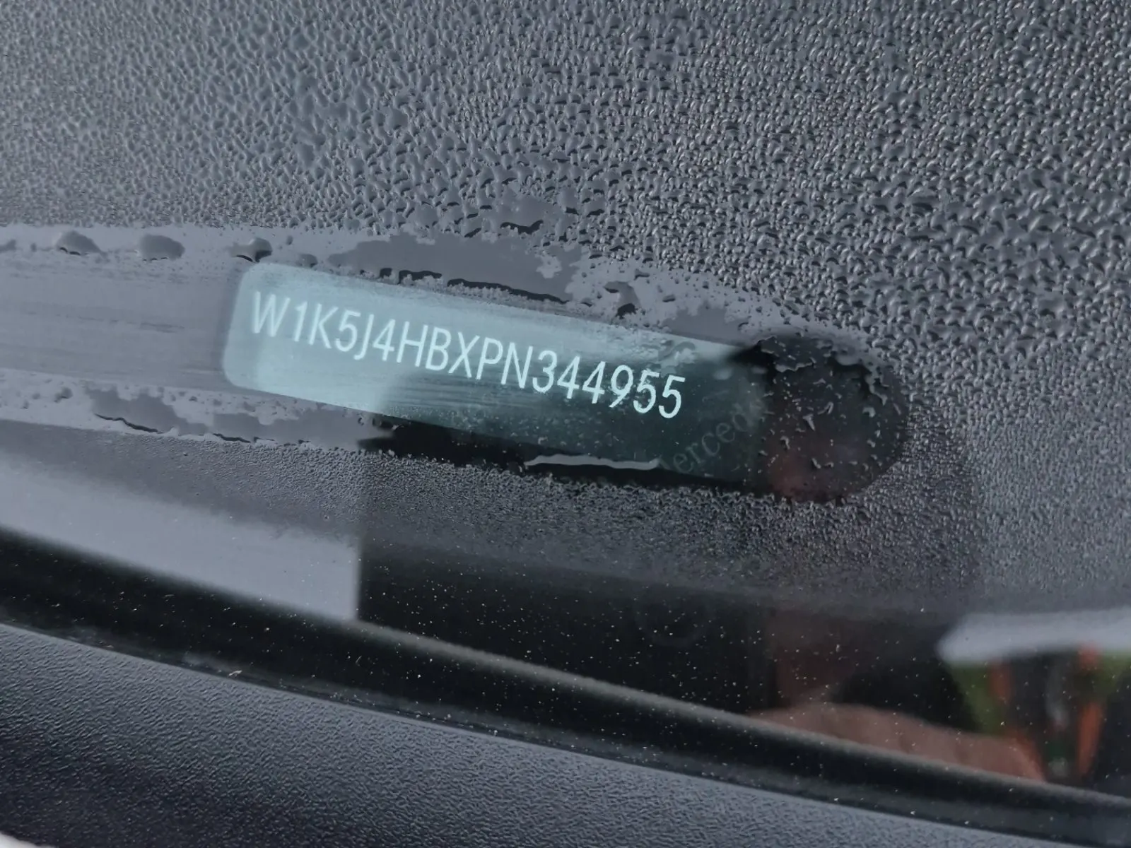 Dash VIN Plate Photo