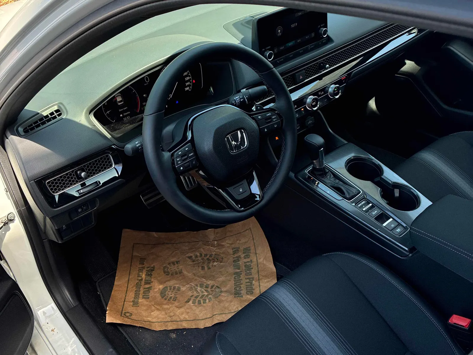 Interior driver side