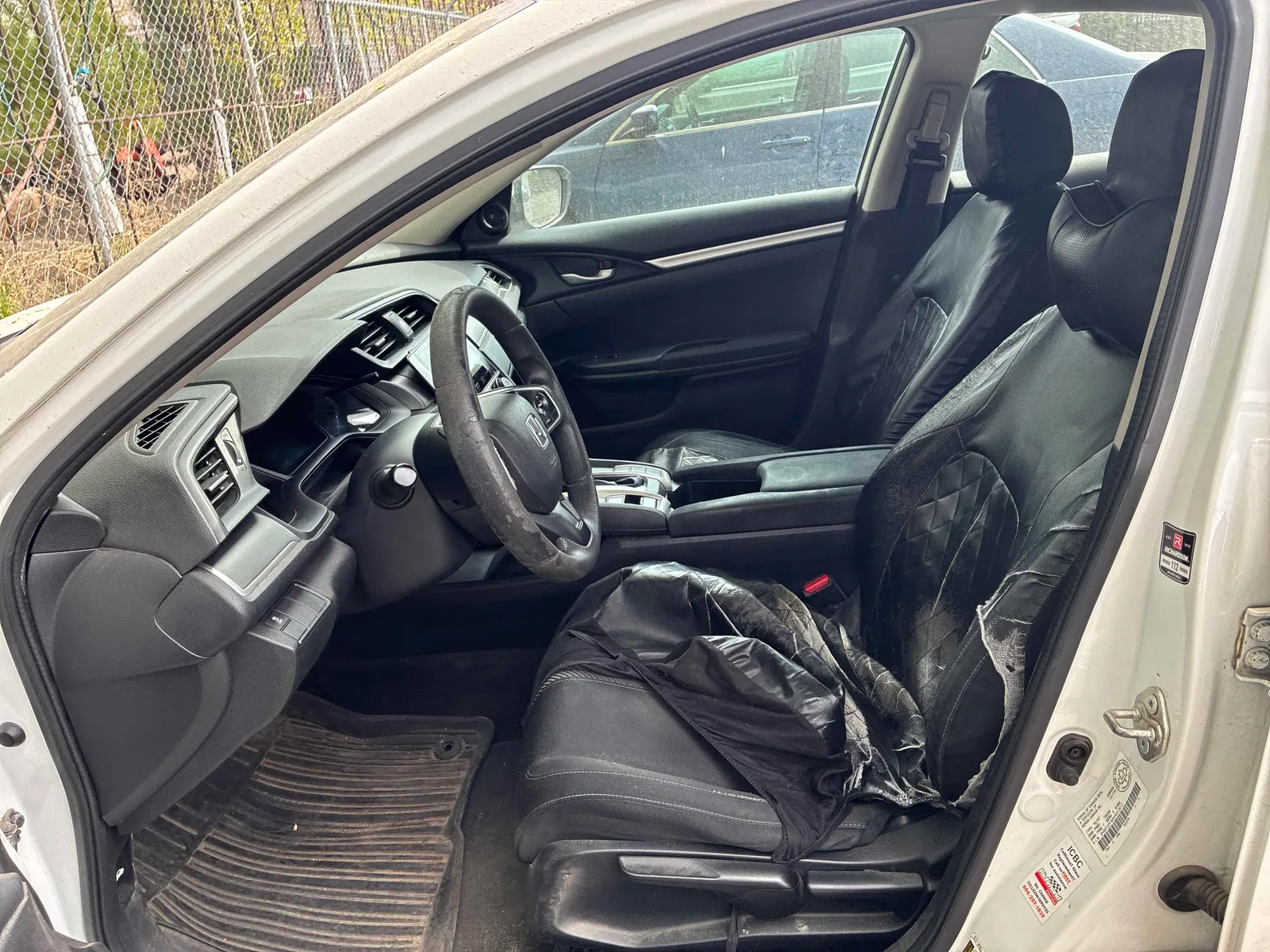 Interior driver side