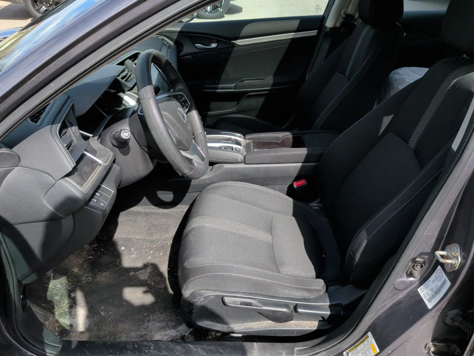 Interior driver side
