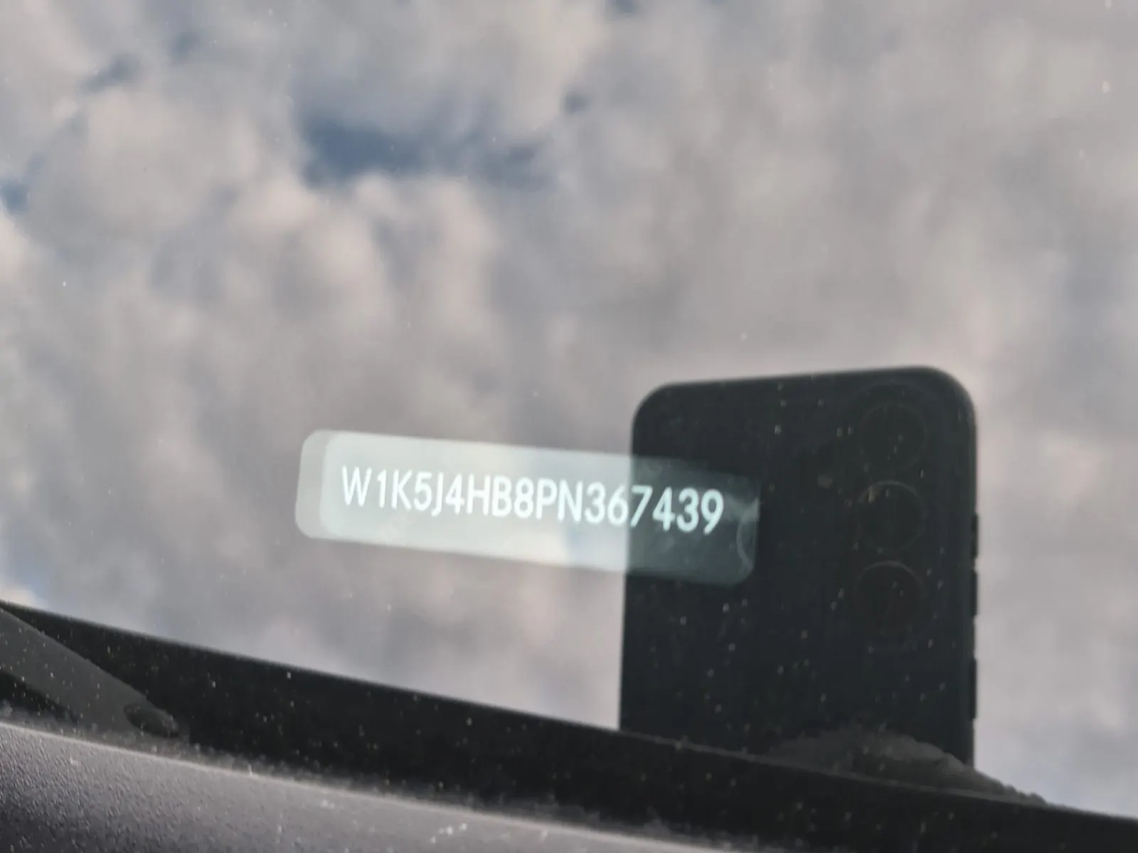 Dash VIN Plate Photo