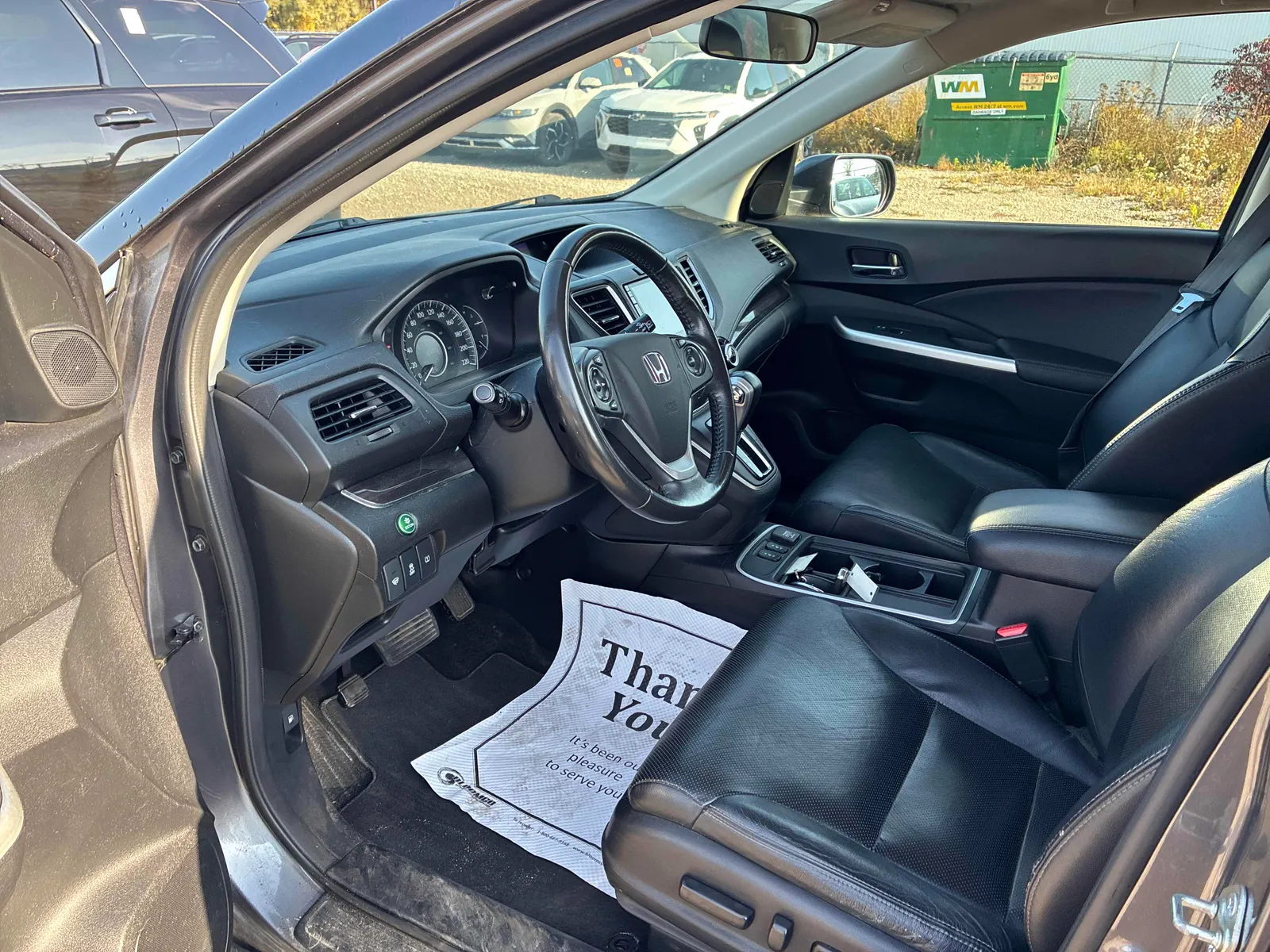 Interior driver side