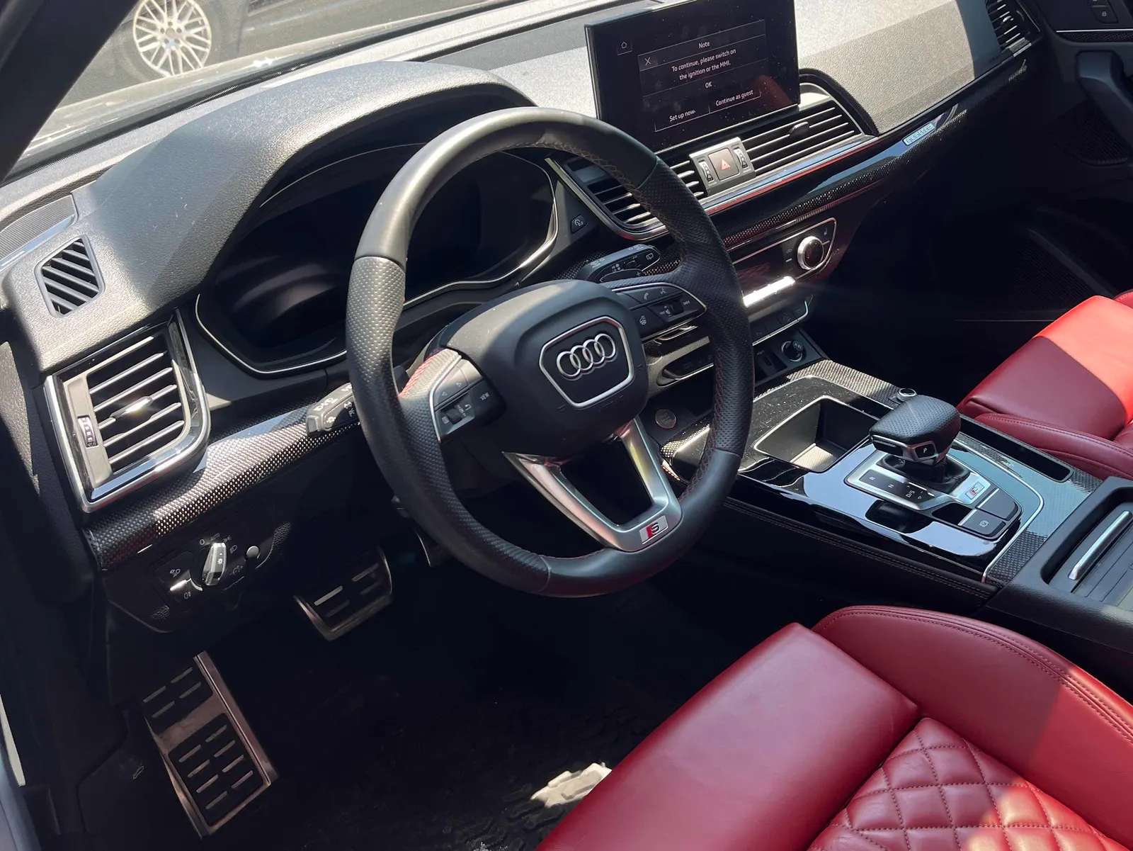 Interior driver side