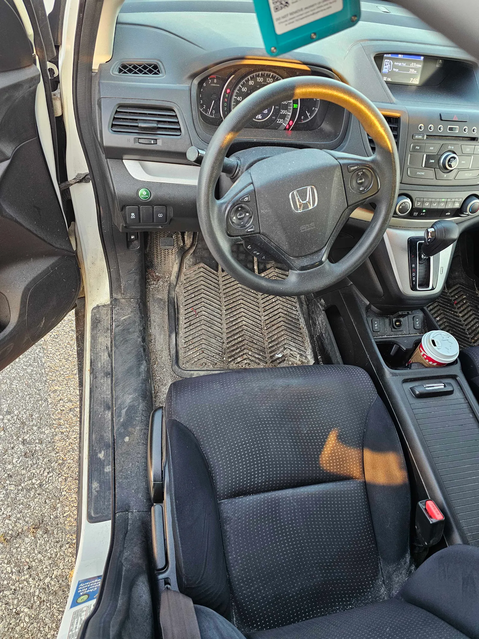 Interior driver side