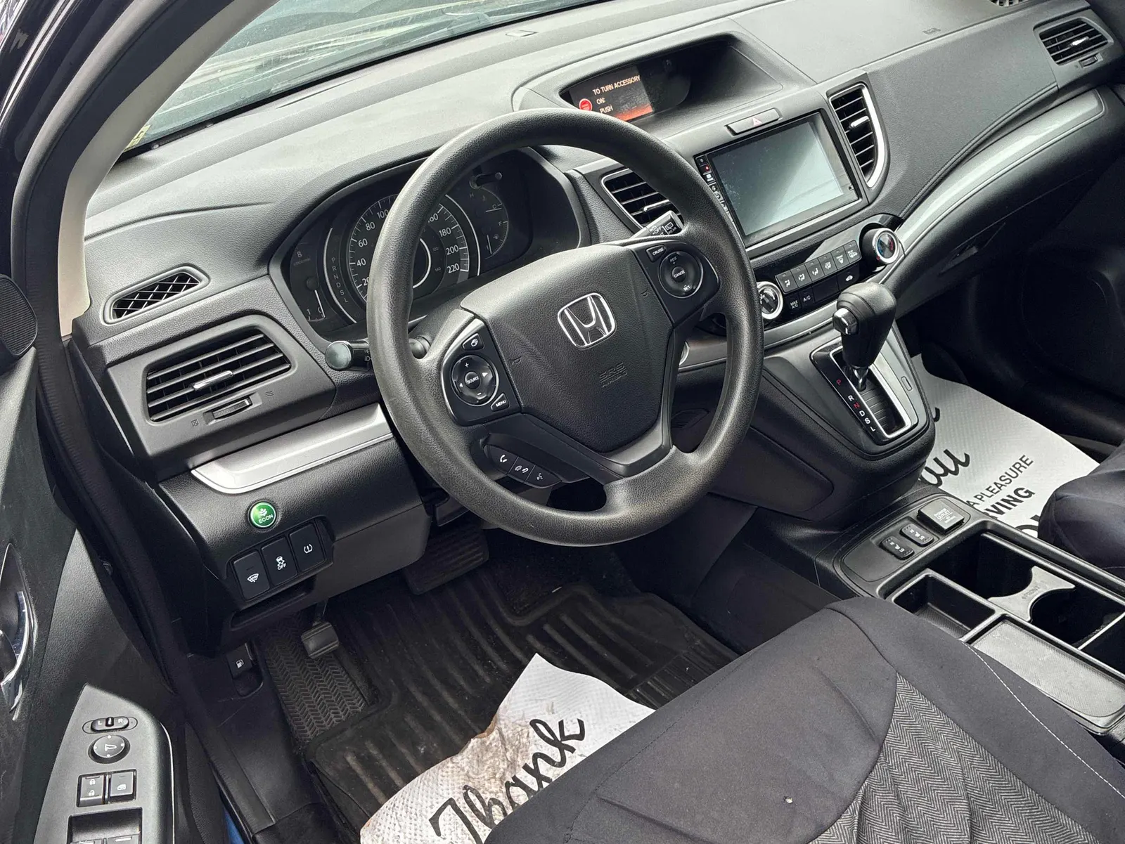 Interior driver side