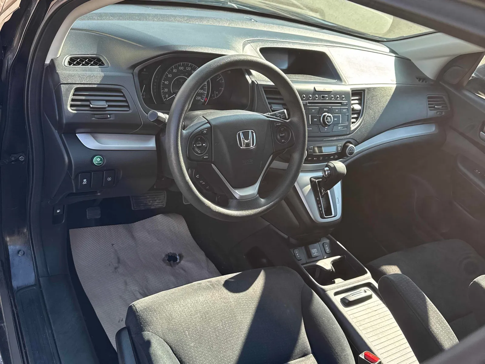 Interior driver side