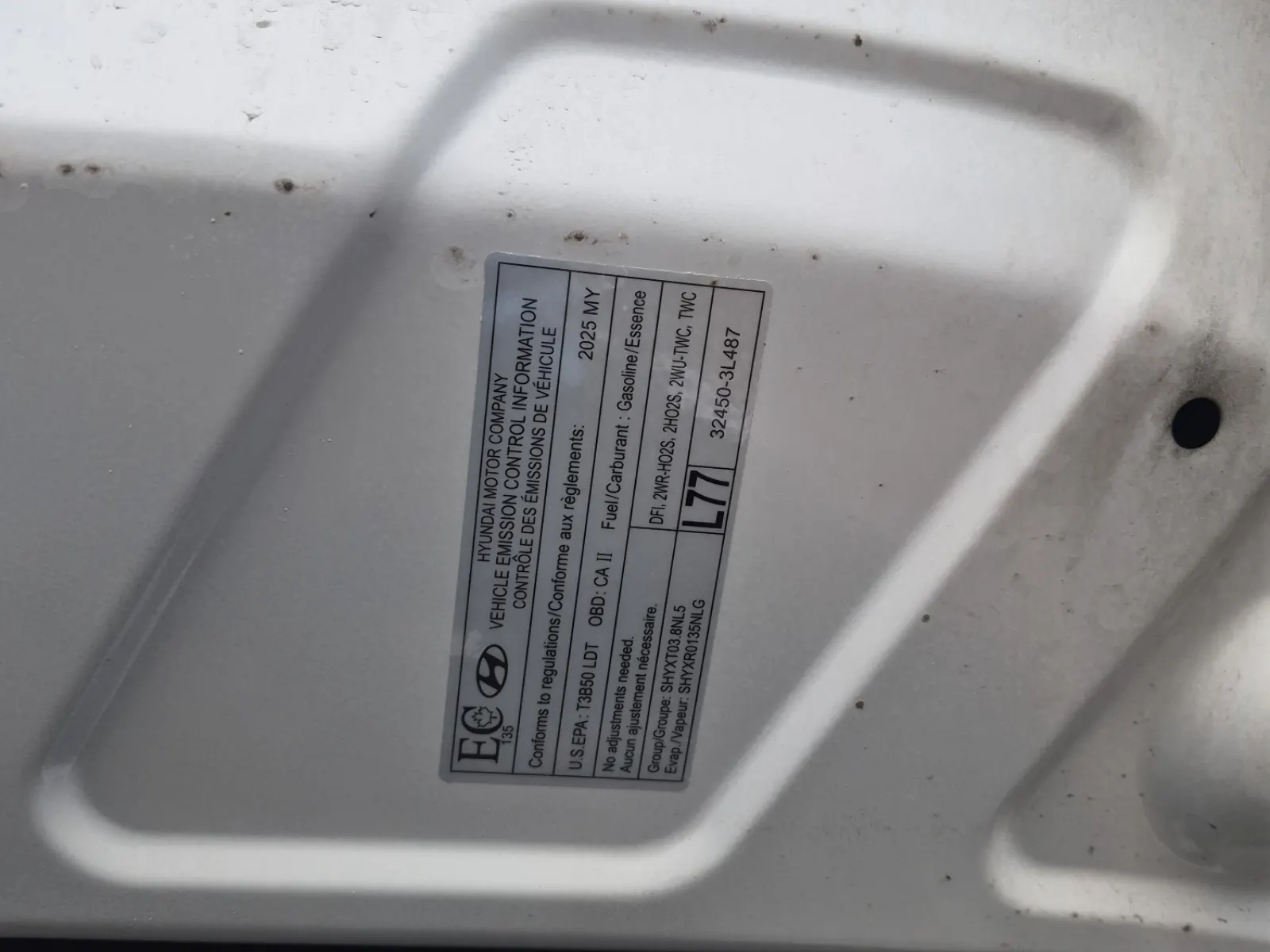 Emission Sticker Photo