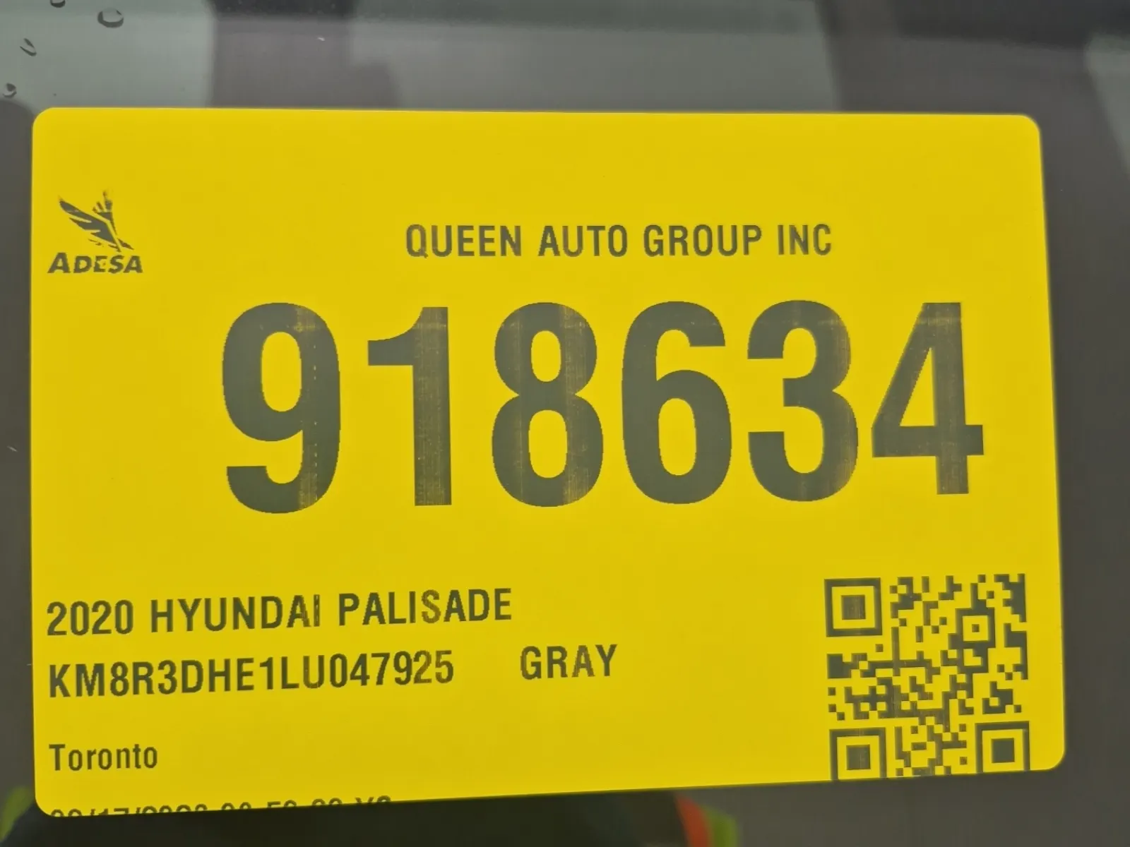 Inventory Label Photo