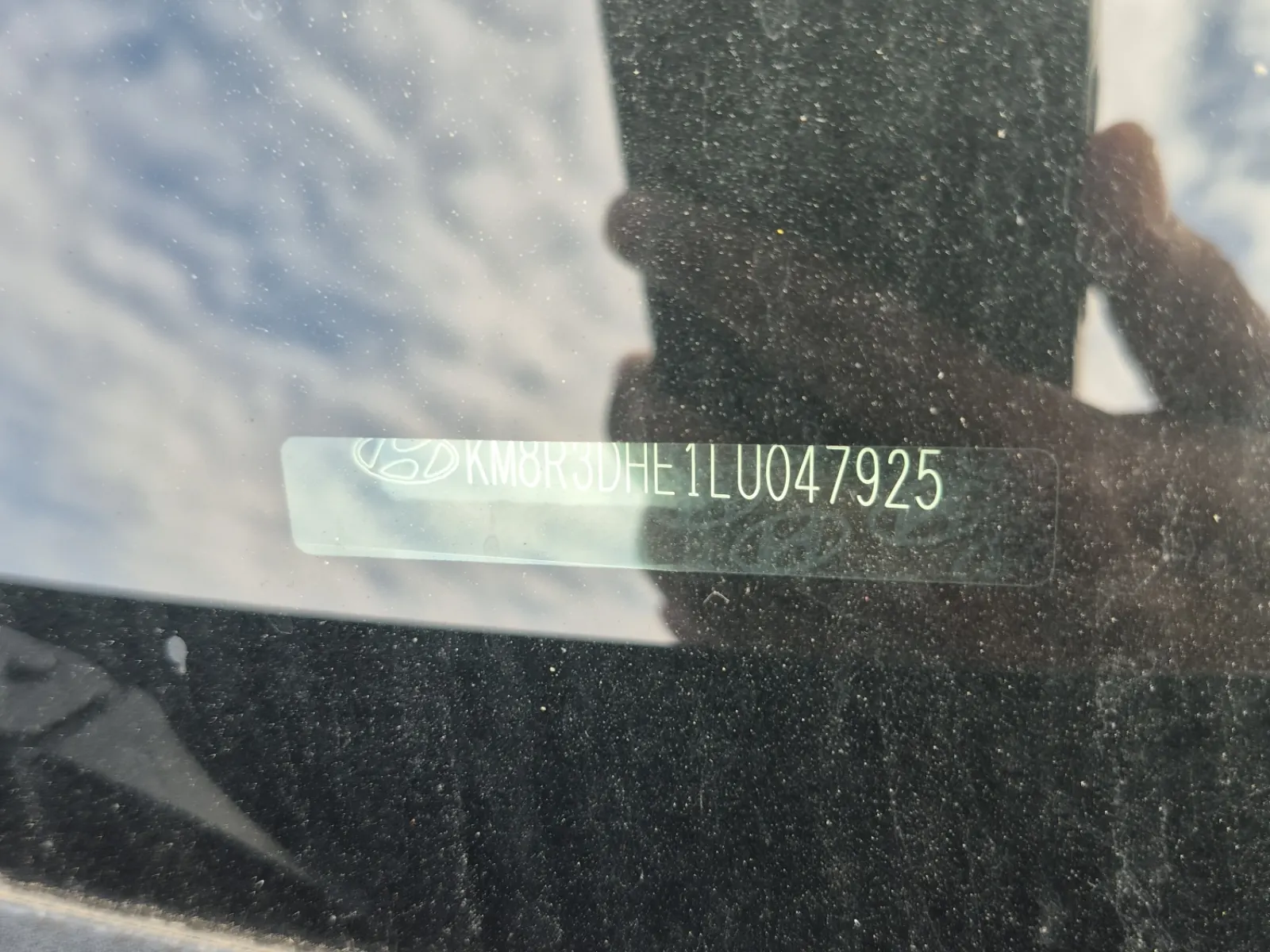 Dash VIN Plate Photo