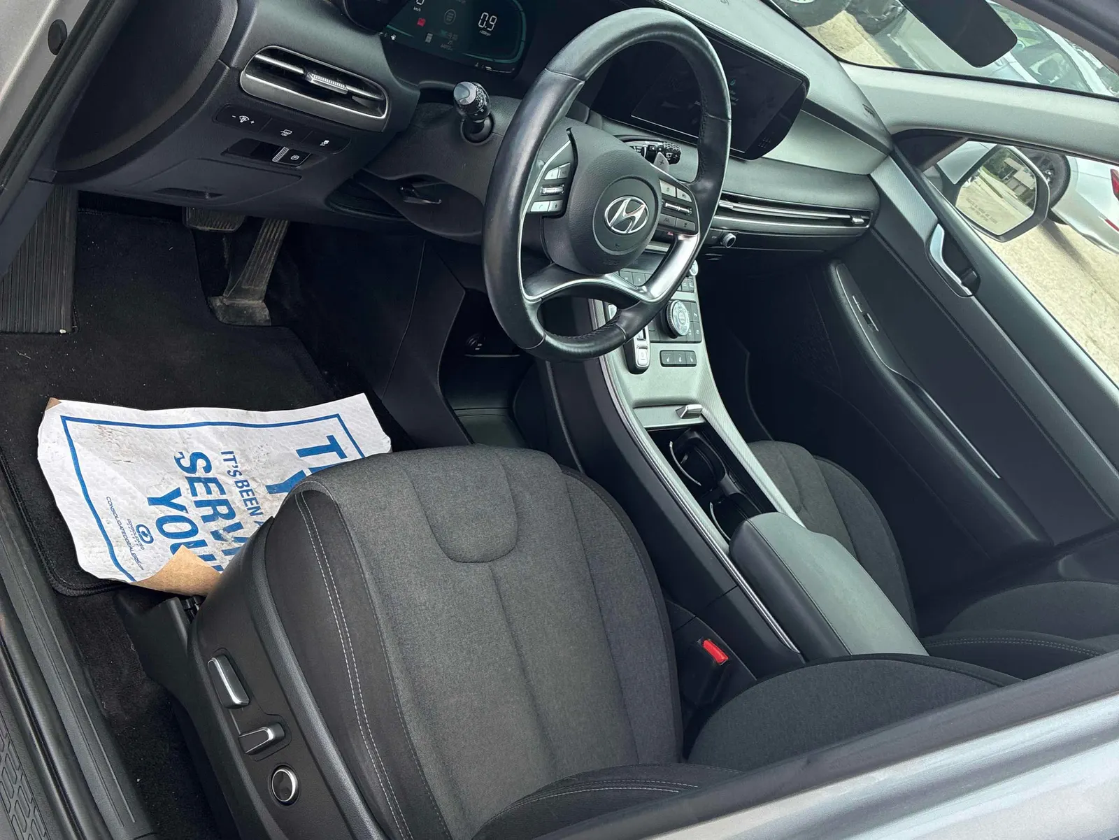 Interior driver side