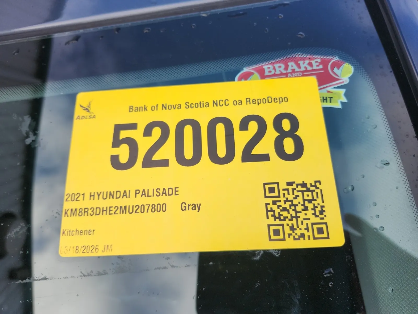 Inventory Label Photo