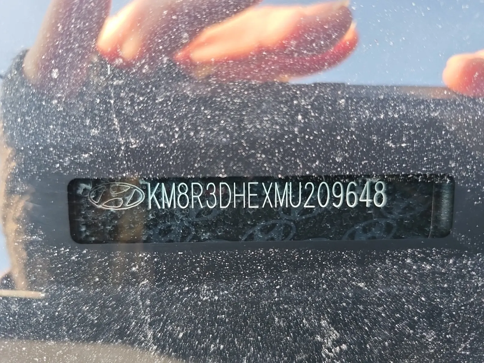 Dash VIN Plate Photo