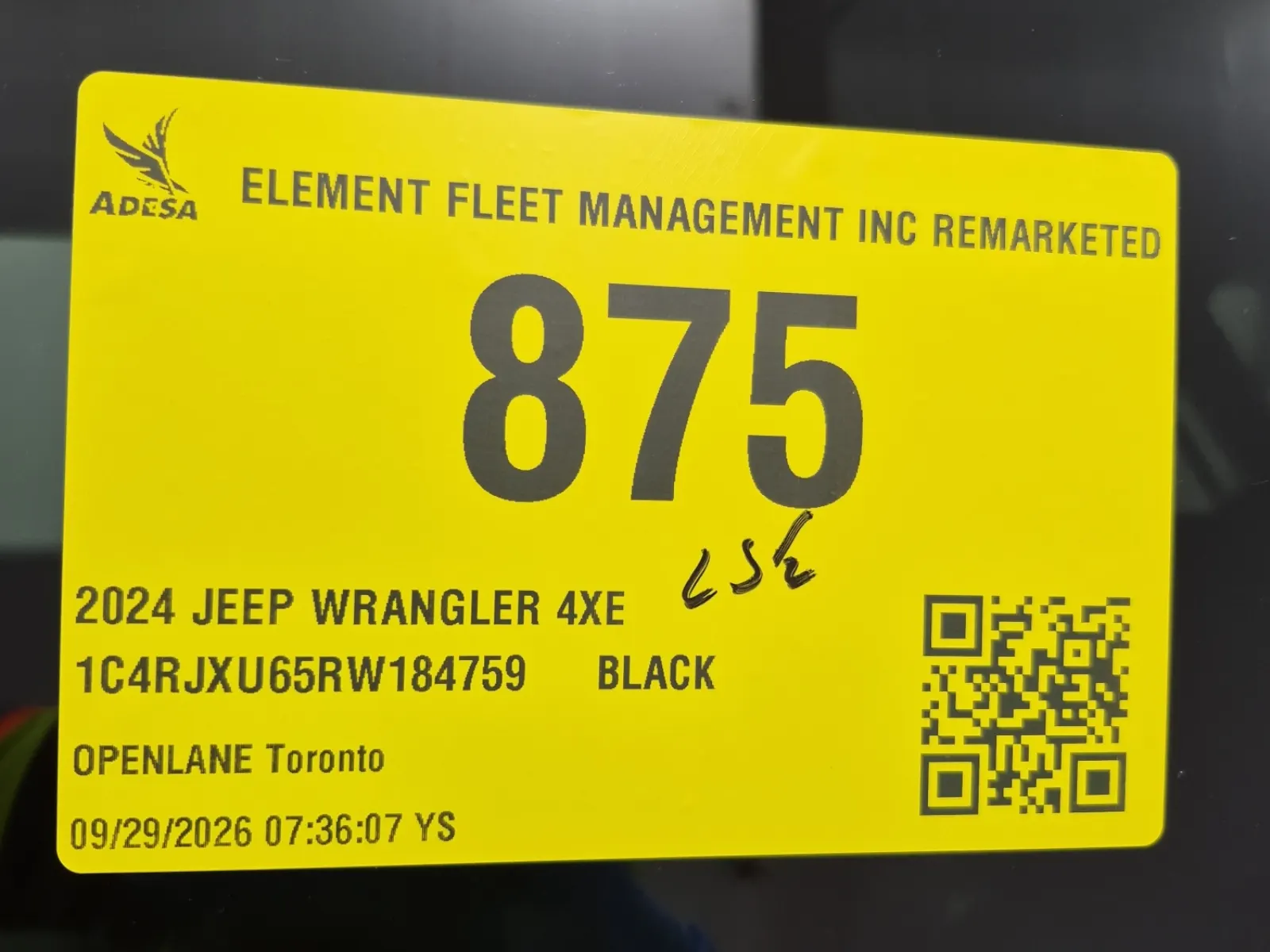 Inventory Label Photo