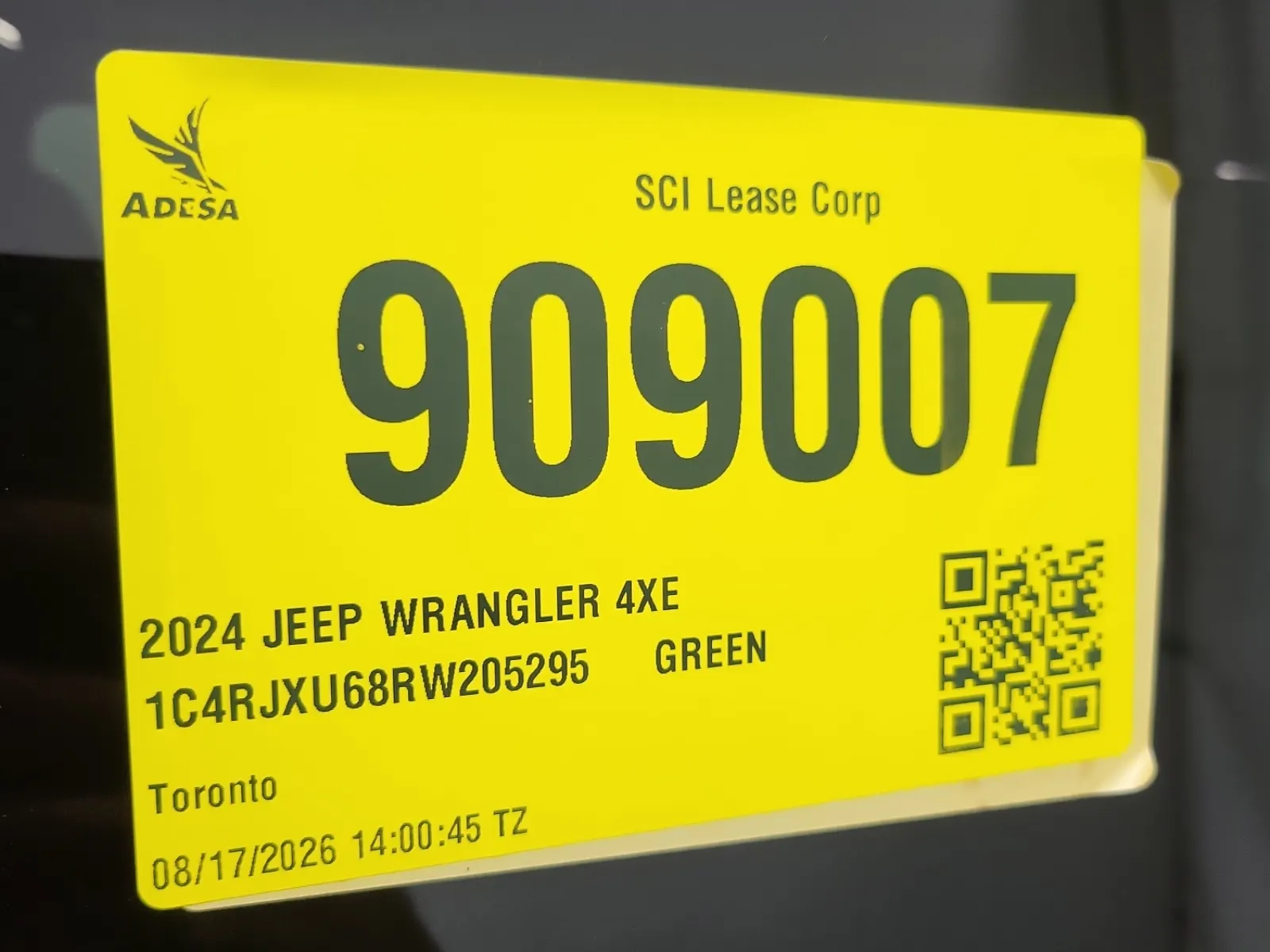Inventory Label Photo